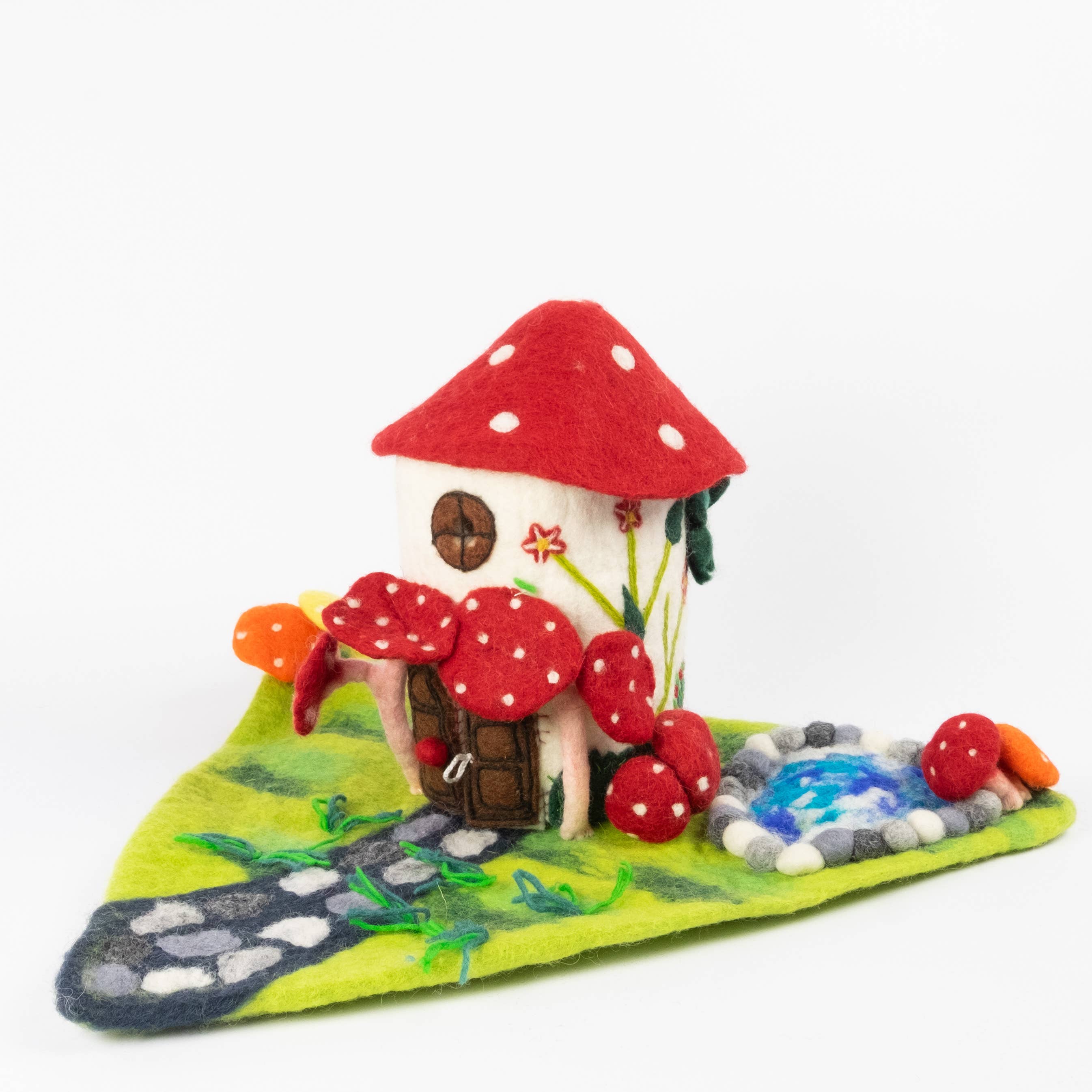 Finger Puppets - Activity Kit - Felt Magic Mushroom House