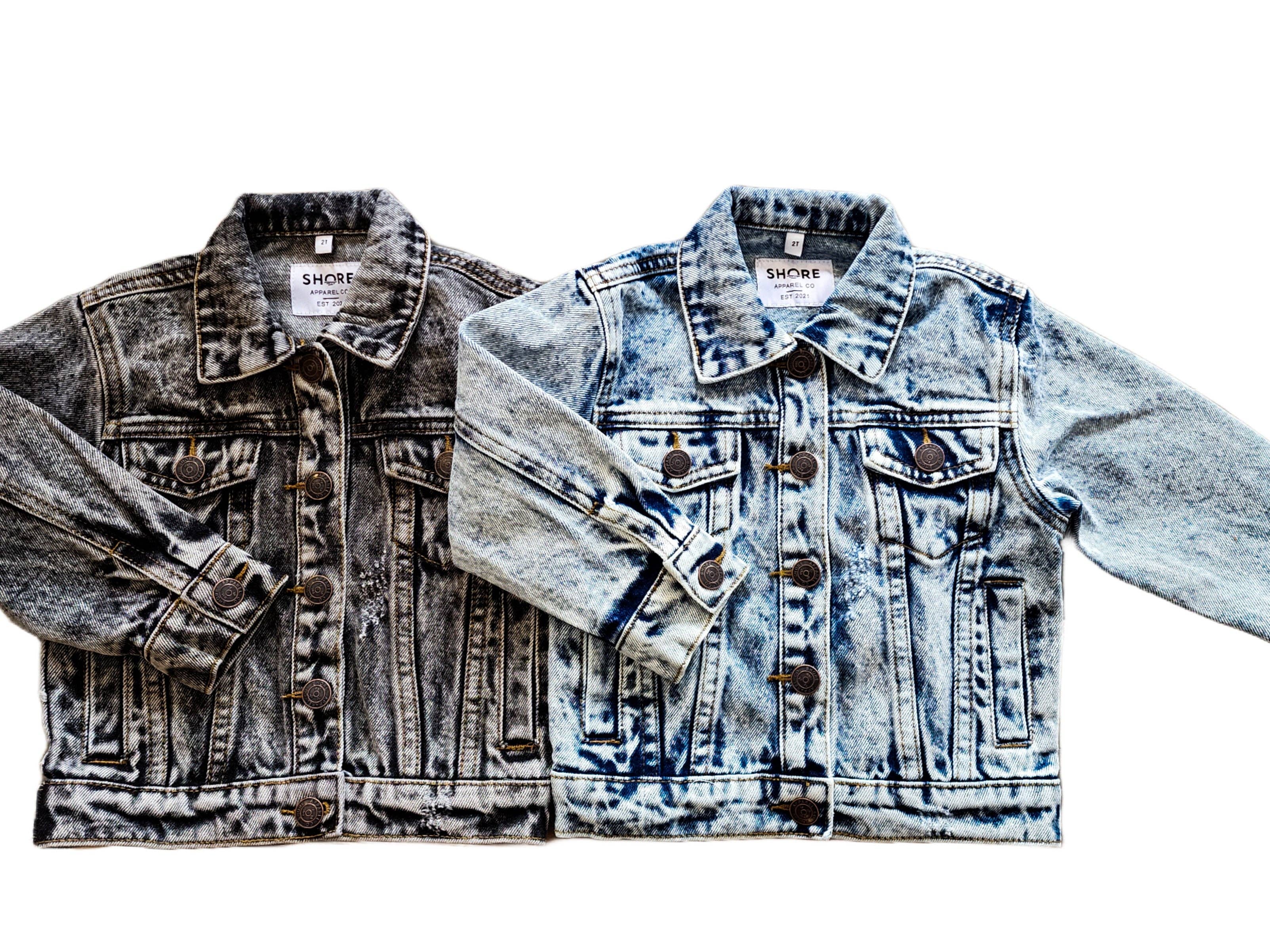 Smalls Acid Wash Blue Jean Jacket