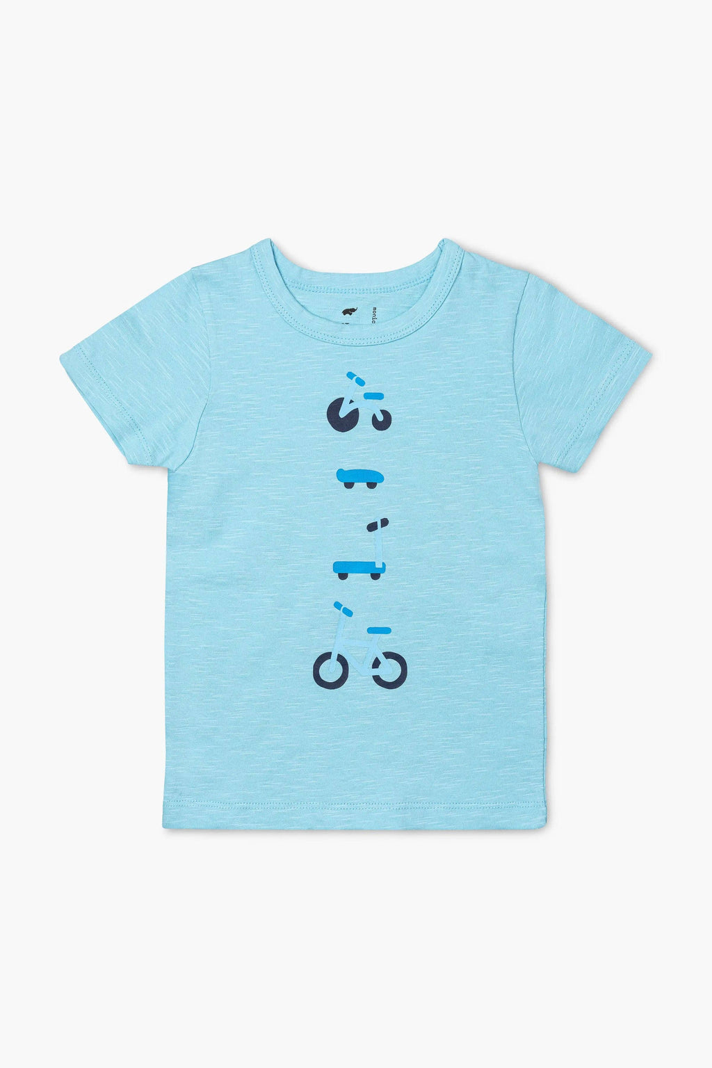 Kids Short Sleeve Crewneck Tee_On Wheels