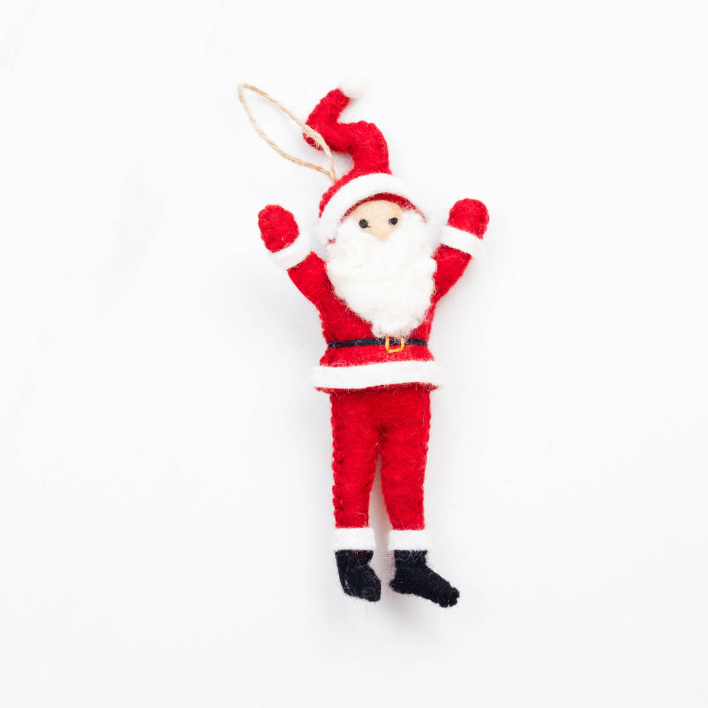 Ornament - Felt Dancing Santa