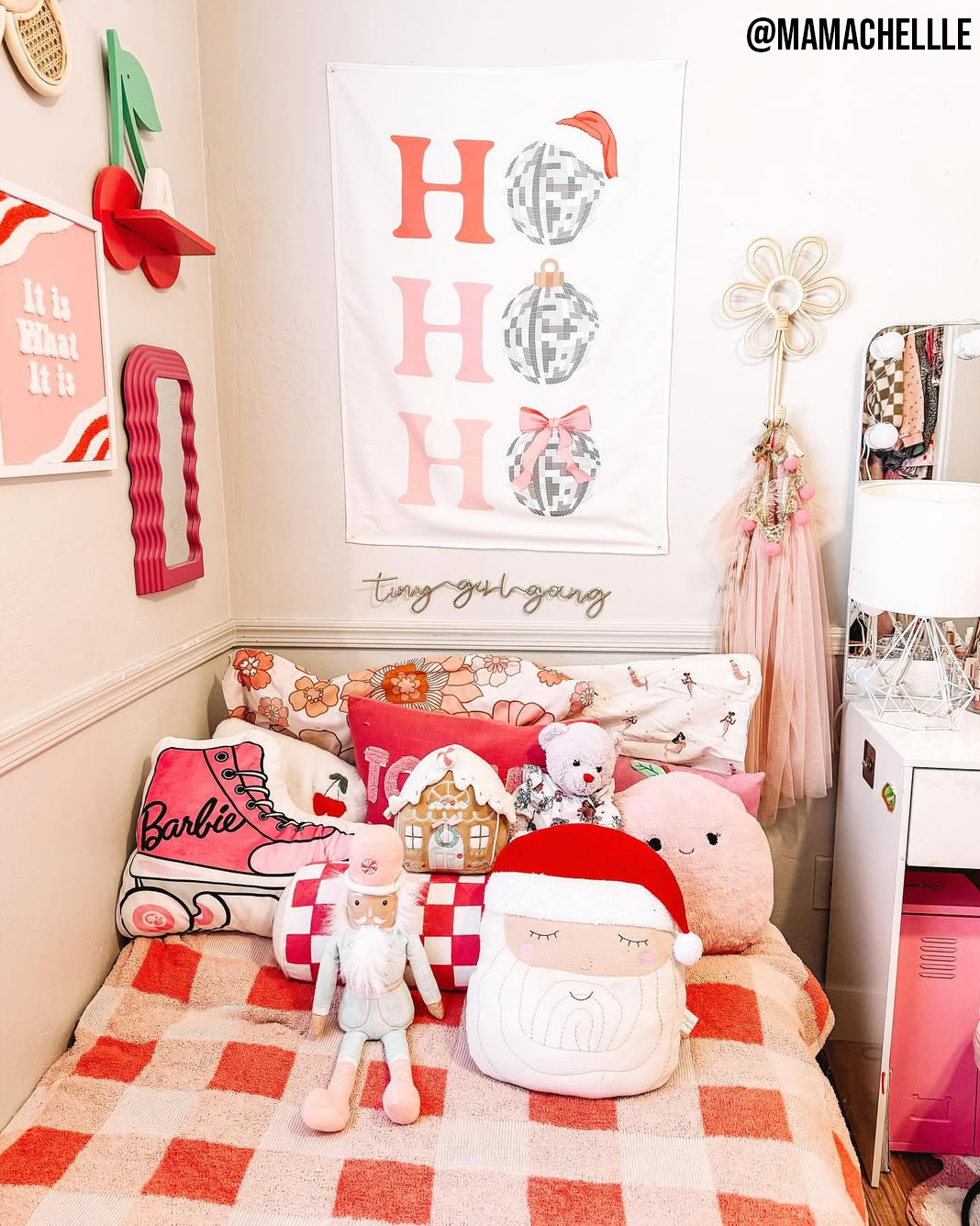 Ho Ho Ho Disco Ball Banner - Kids Christmas Decor: Original 36x26"