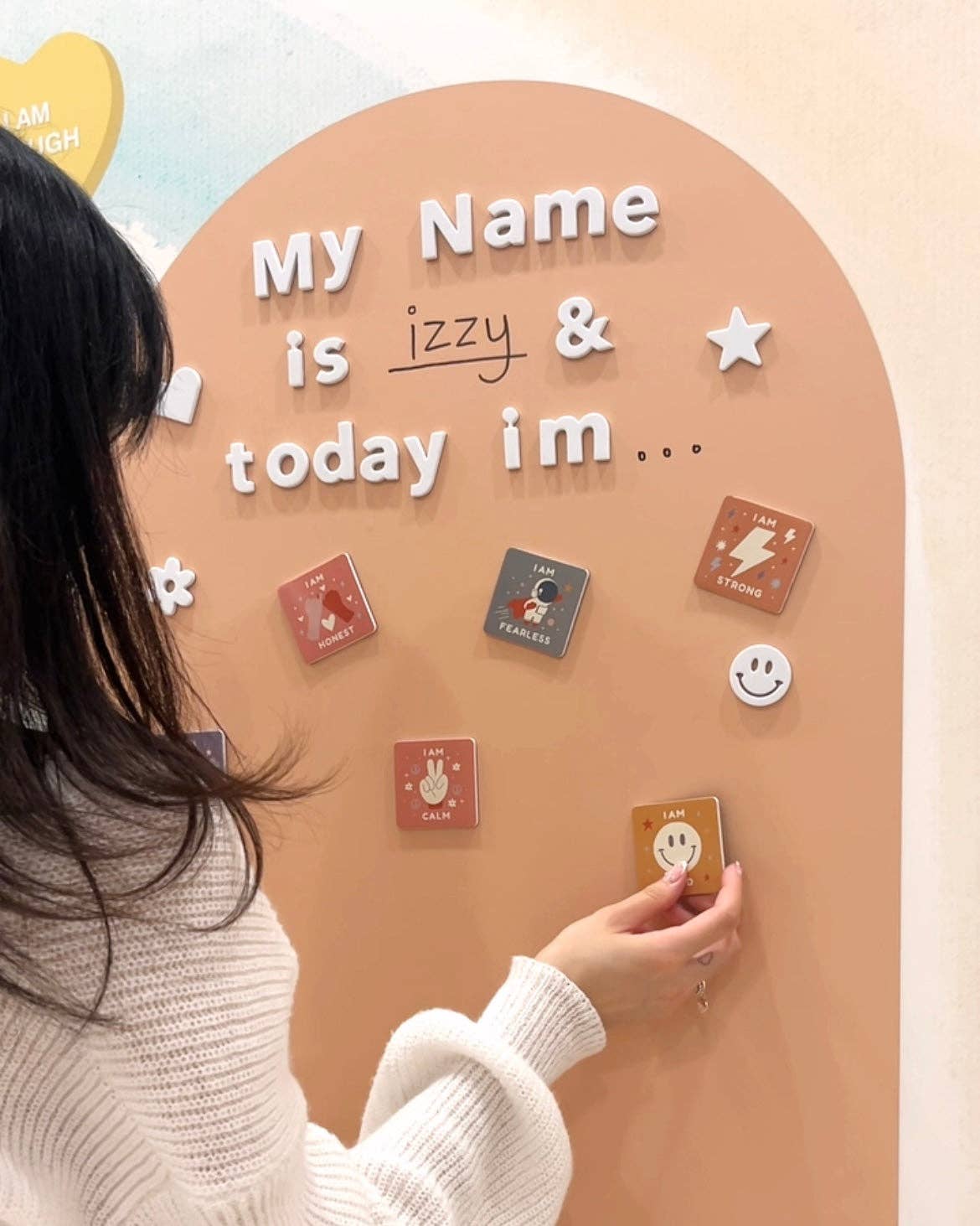 Affirmations Magnets - Soft Foam Magnetic Set