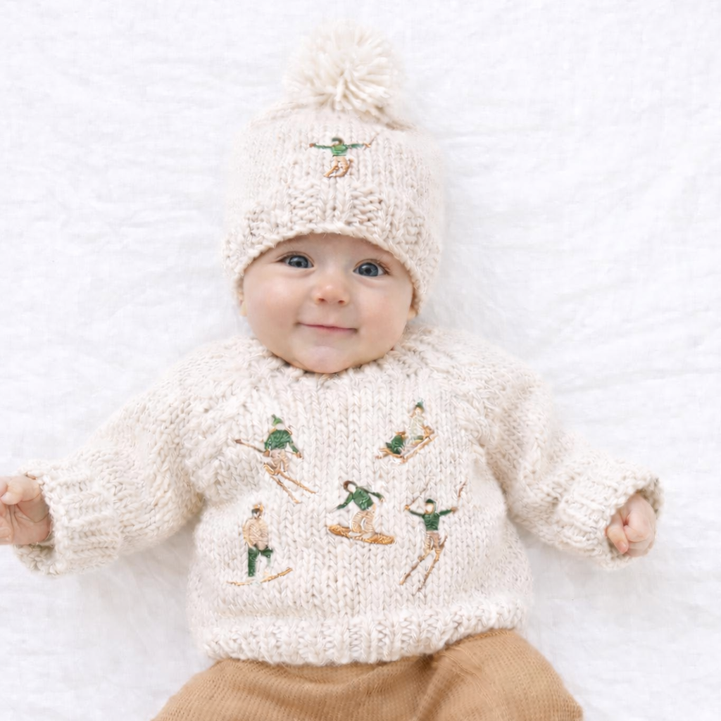 Alpine Ski Beanie Hat for Baby & Kids