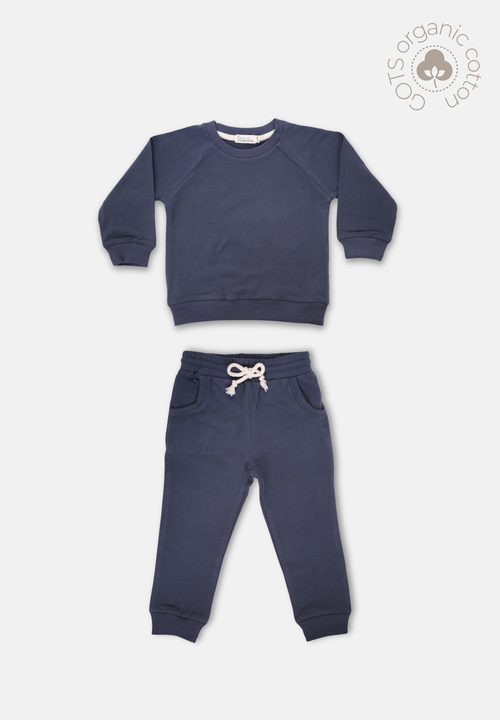 Organic Jogger Set - Blue