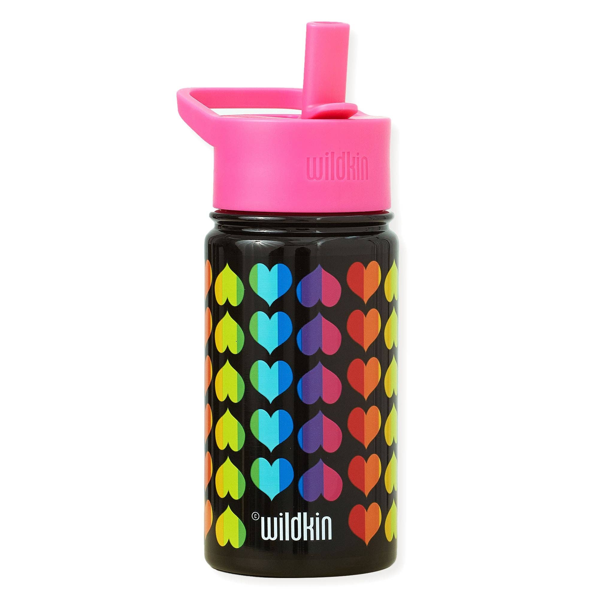 Rainbow Hearts 14 oz Steel Bottle