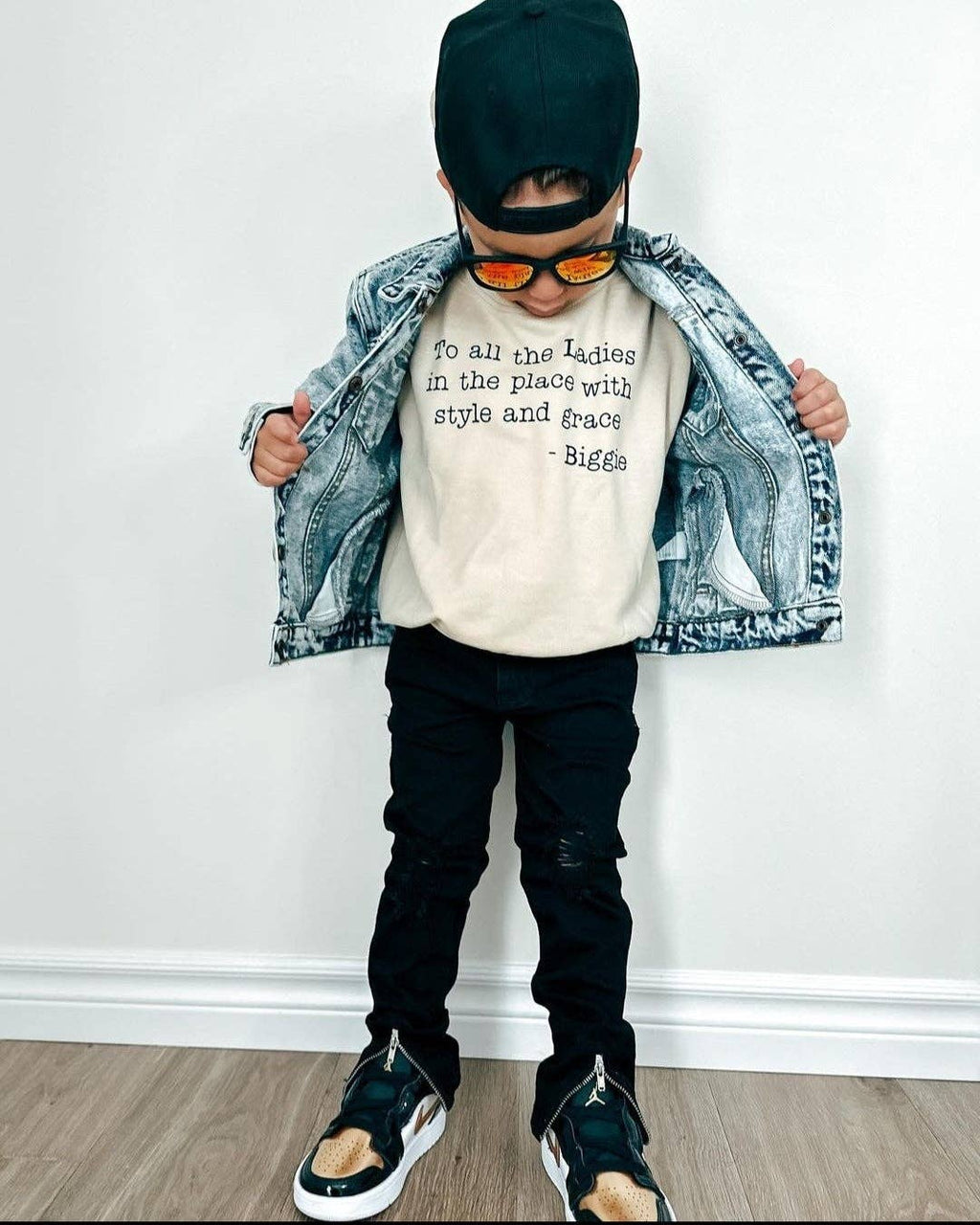 Smalls Acid Wash Blue Jean Jacket