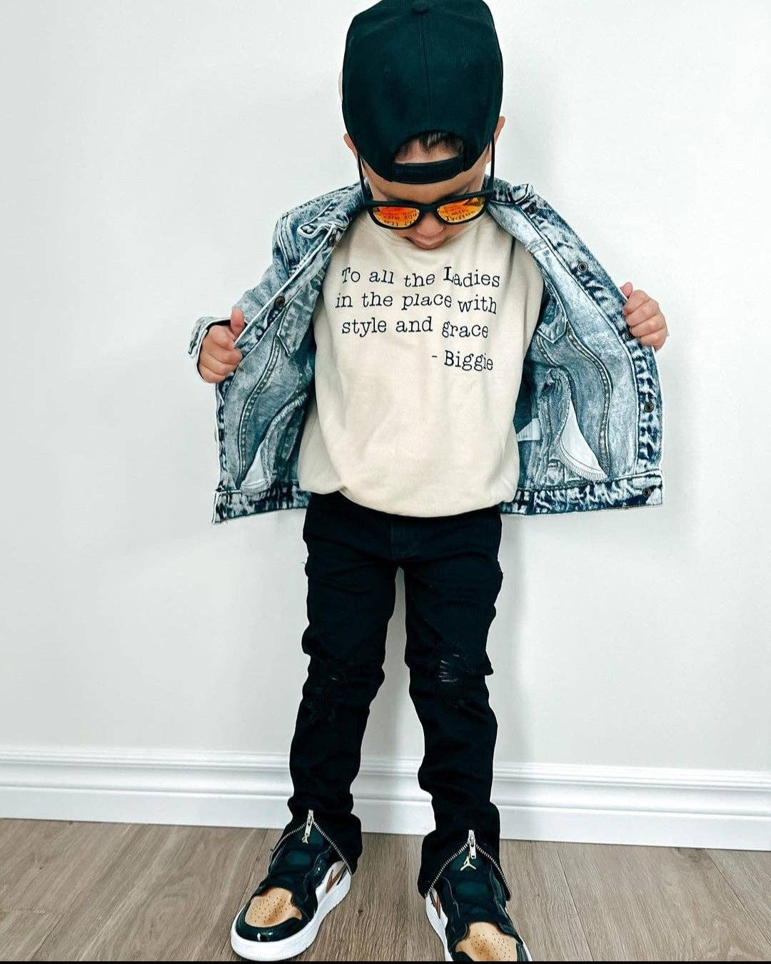 Smalls Acid Wash Blue Jean Jacket