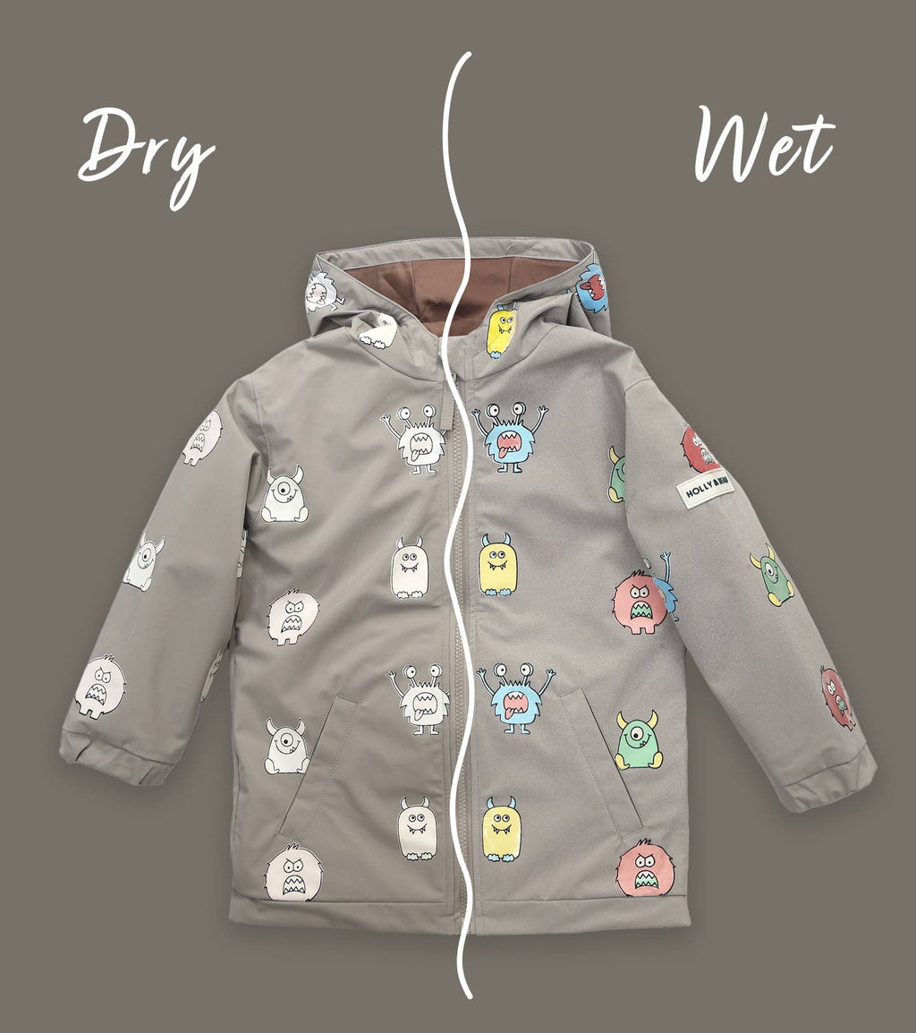 Monster Color Changing Kids Raincoat