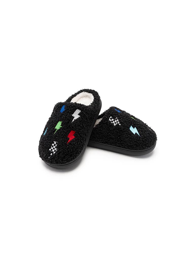 Indoor / Outdoor Slippers - Kids - Lightning Bolts