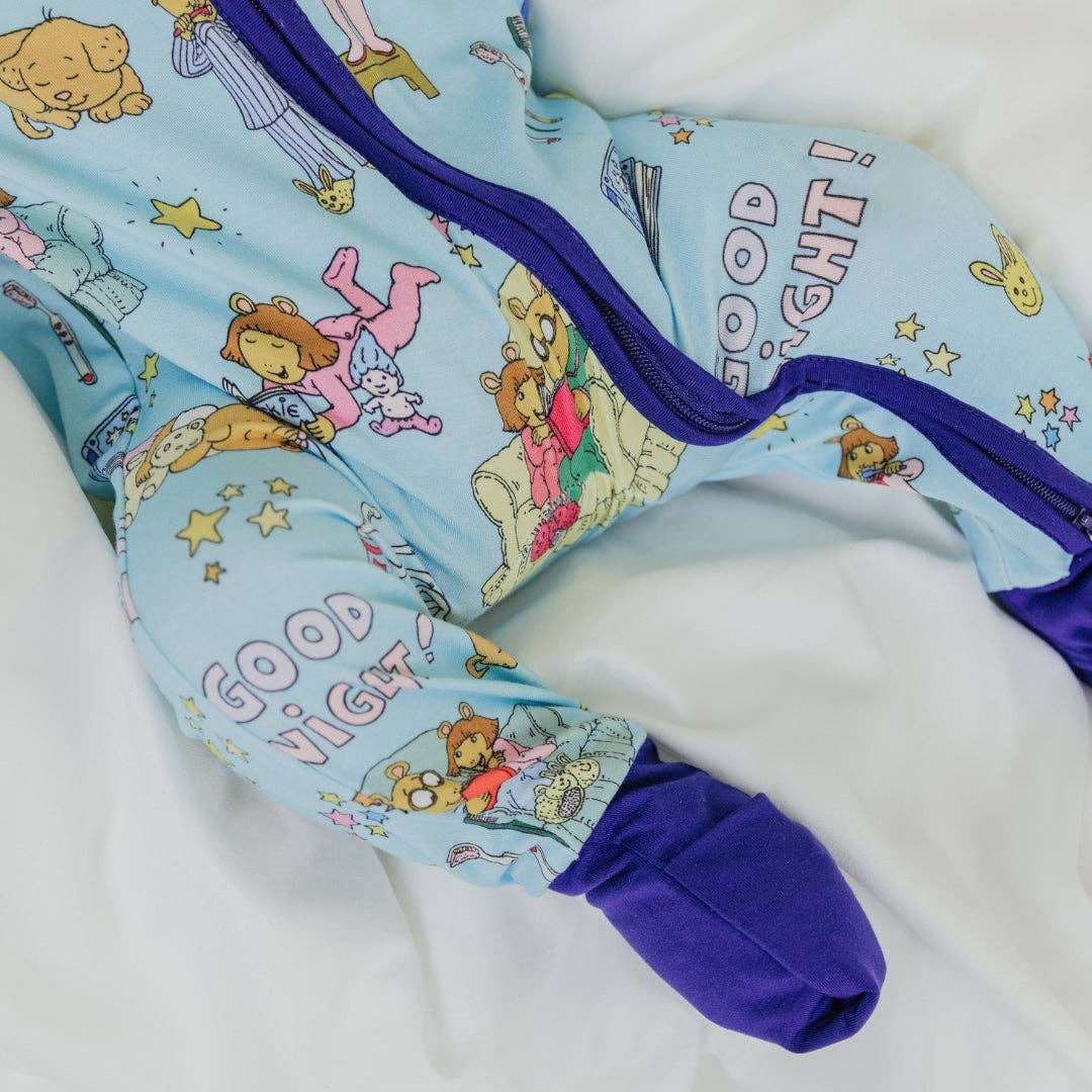 Good Night Arthur™ Bamboo Convertible Footie Baby Pajamas