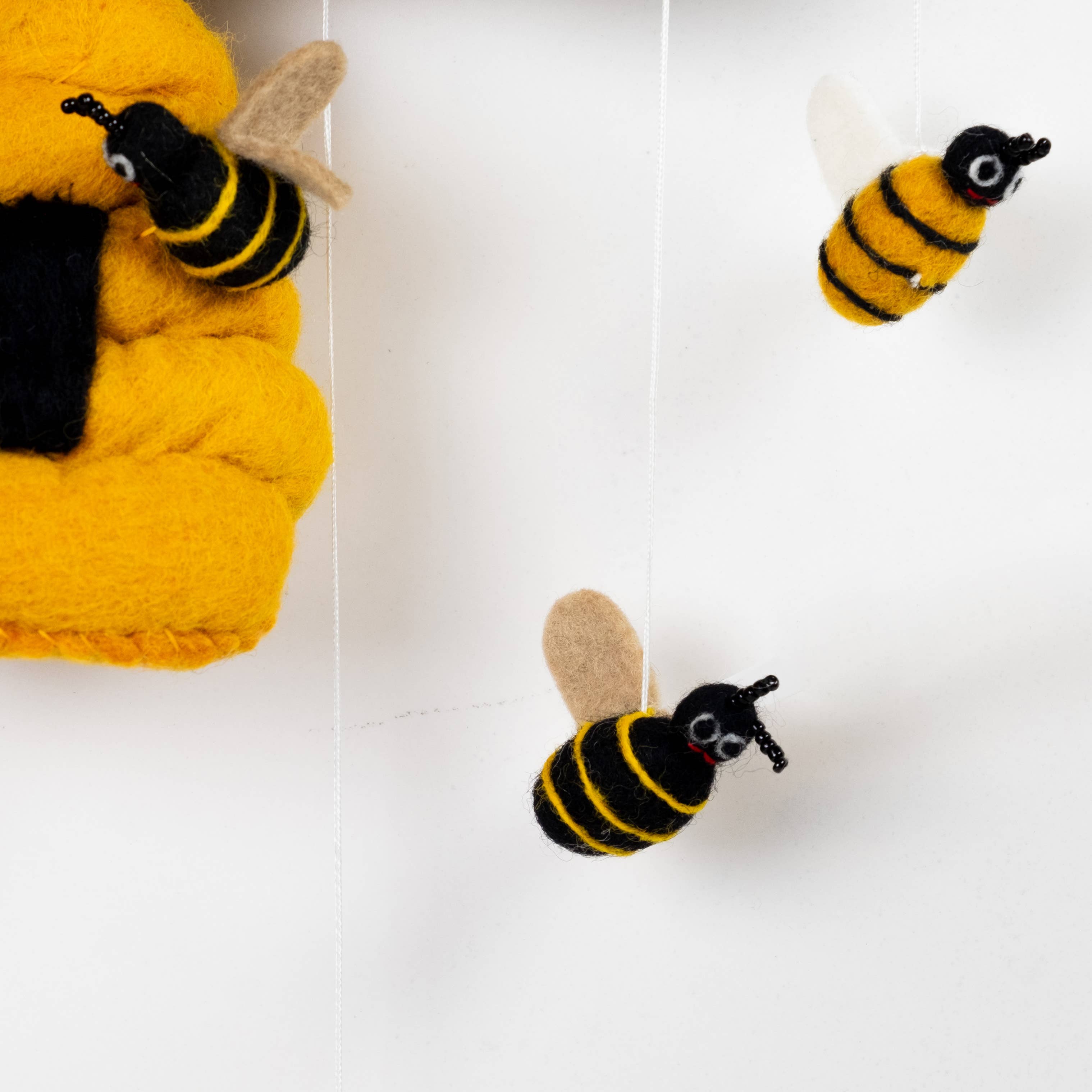 Baby Mobile - Bee Hive and Honey Bee - Nursery Decor
