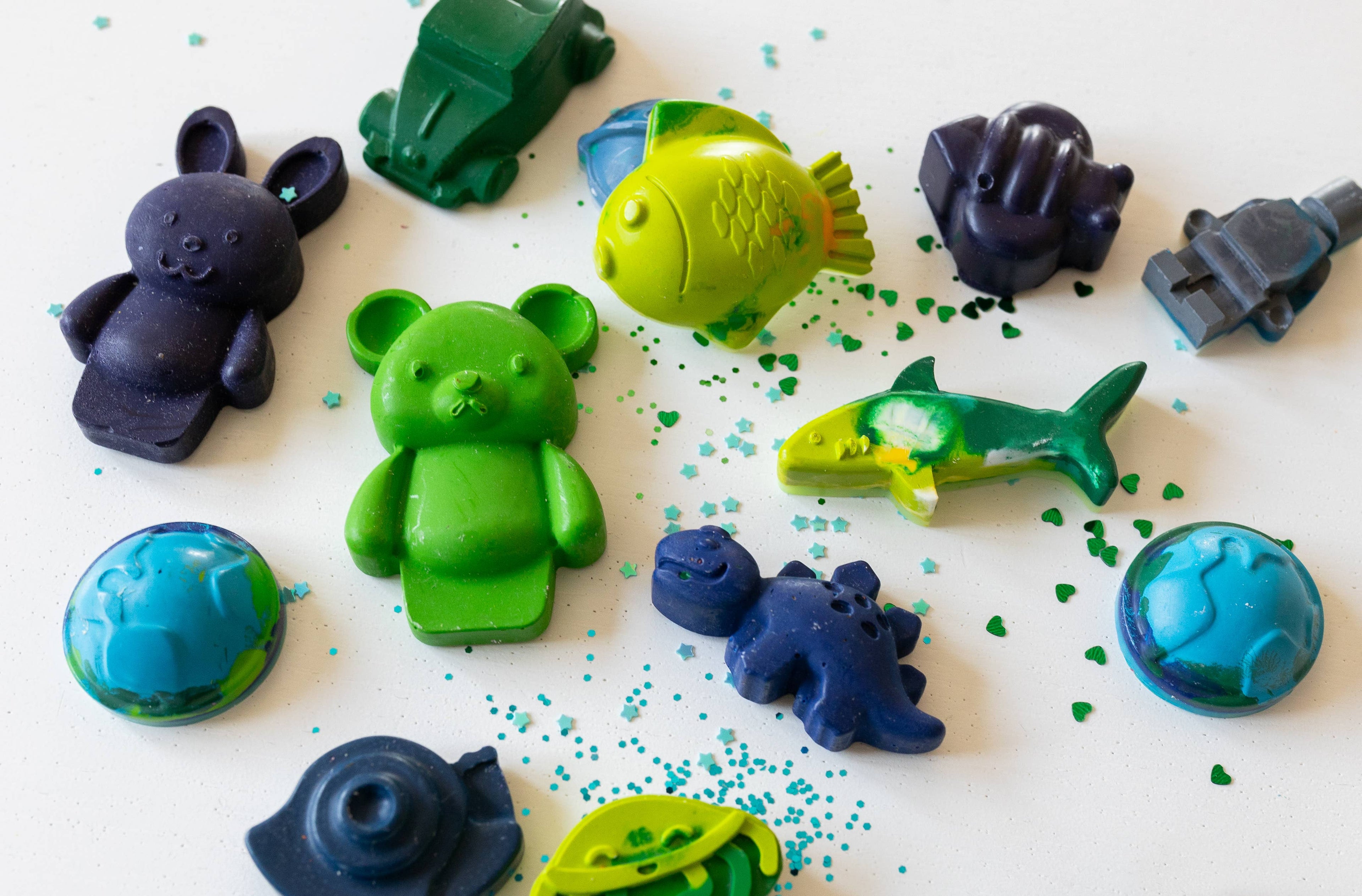 Handmade Crayons - TRANSPORT - Crayons faits à la main