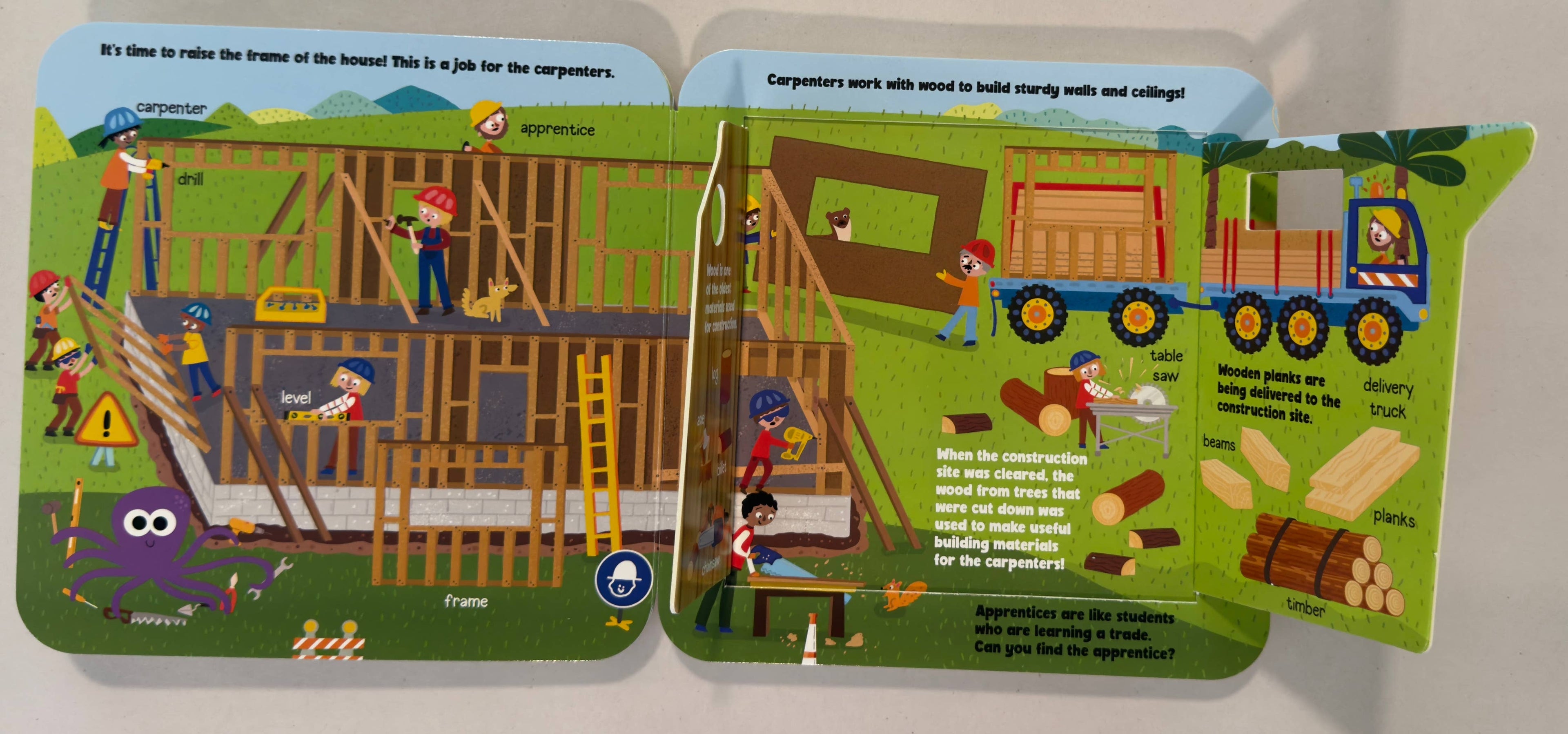 Construction Fun Flaps (a chunky lift-the-flaps board book)