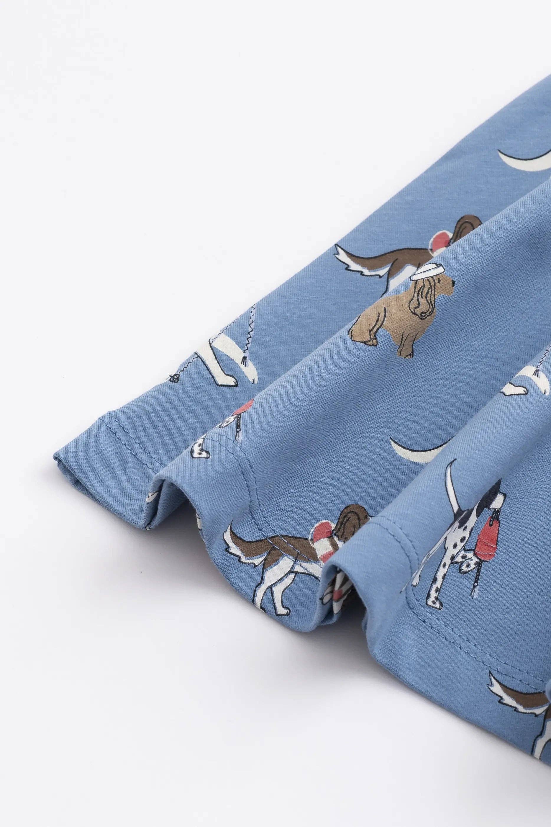 Kids Short Sleeve Let's Dance Dress Nantucket Pups