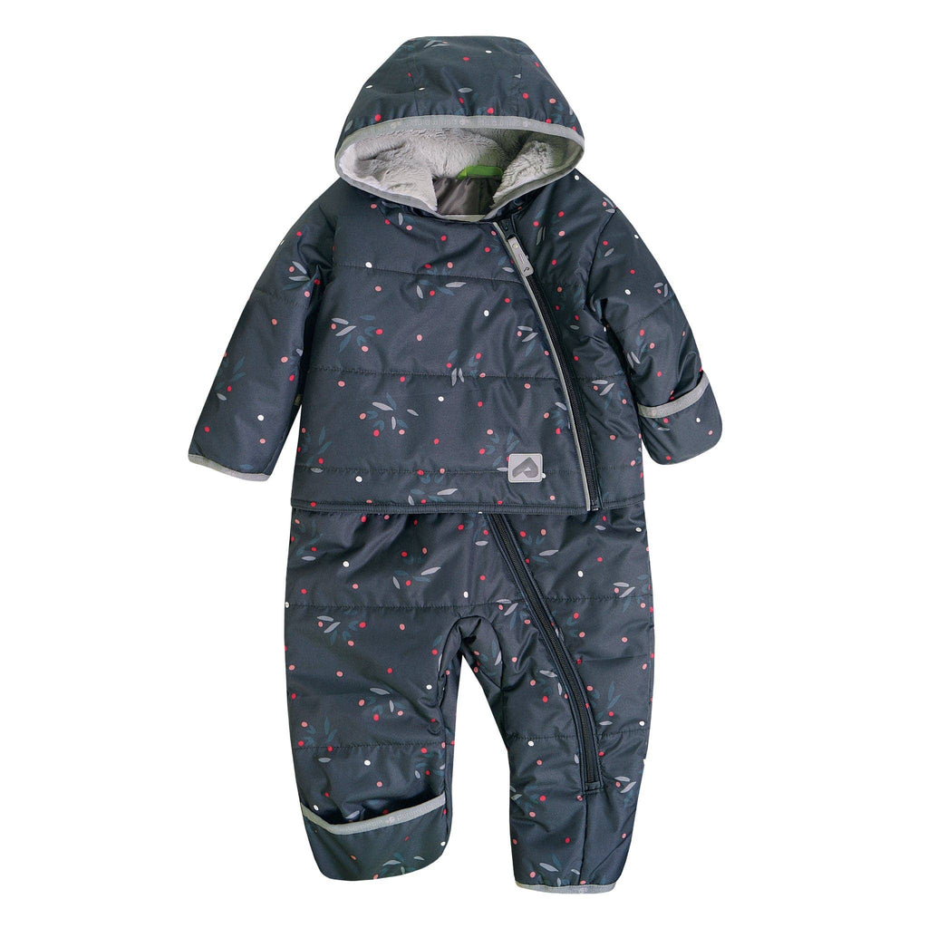 One-piece baby snowsuit - Petals