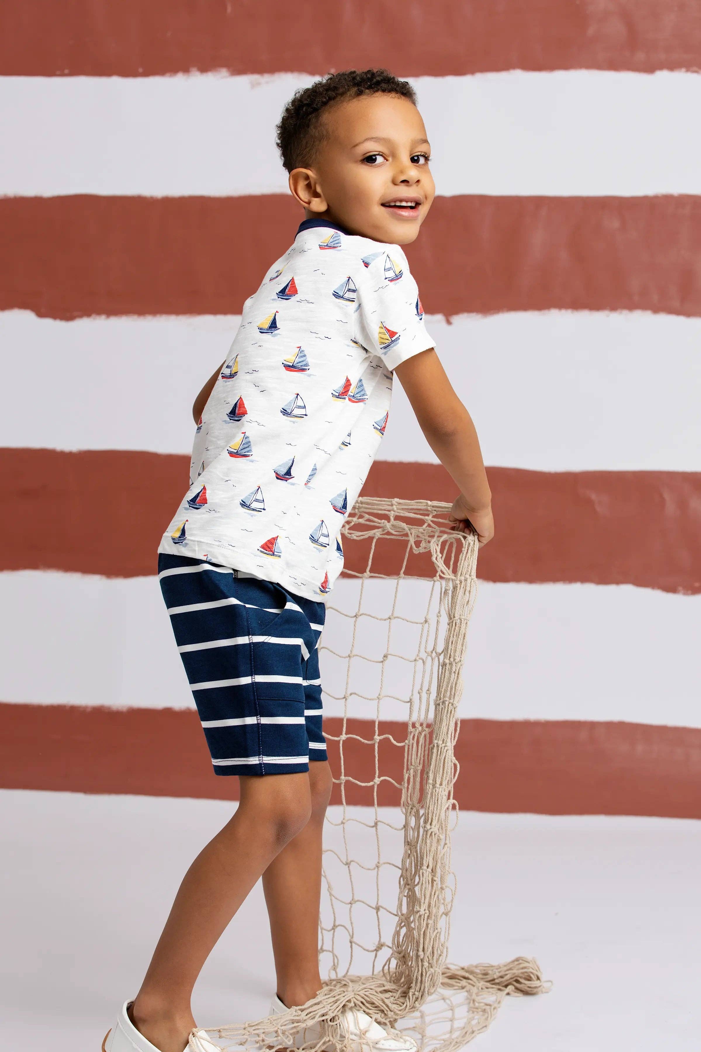Kids Short Sleeve Crewneck Tee - Little Skippers