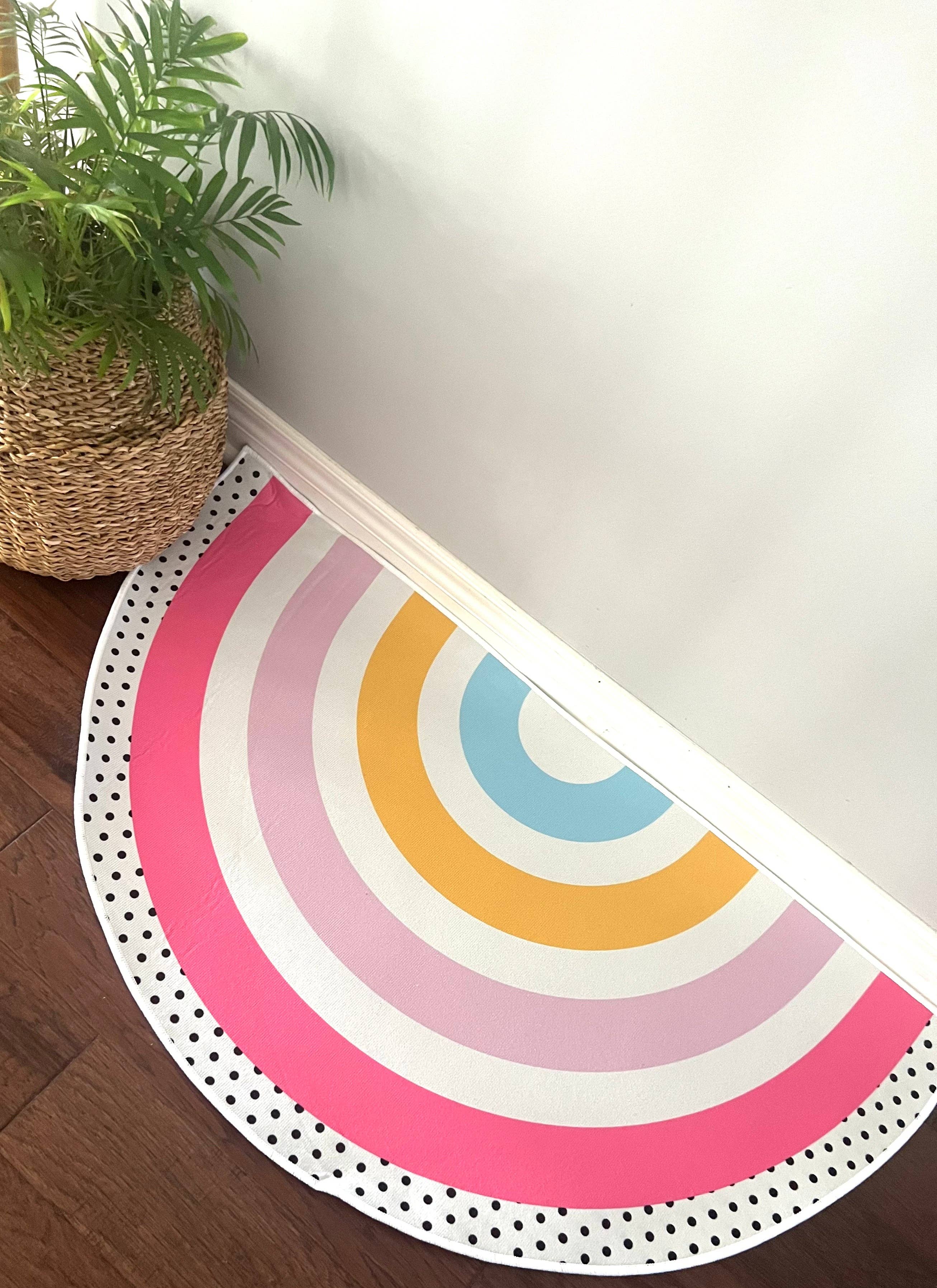 KIDS RAINBOW MAT-PLAYROOM MATS/NURSERY DECOR KIDS MATS