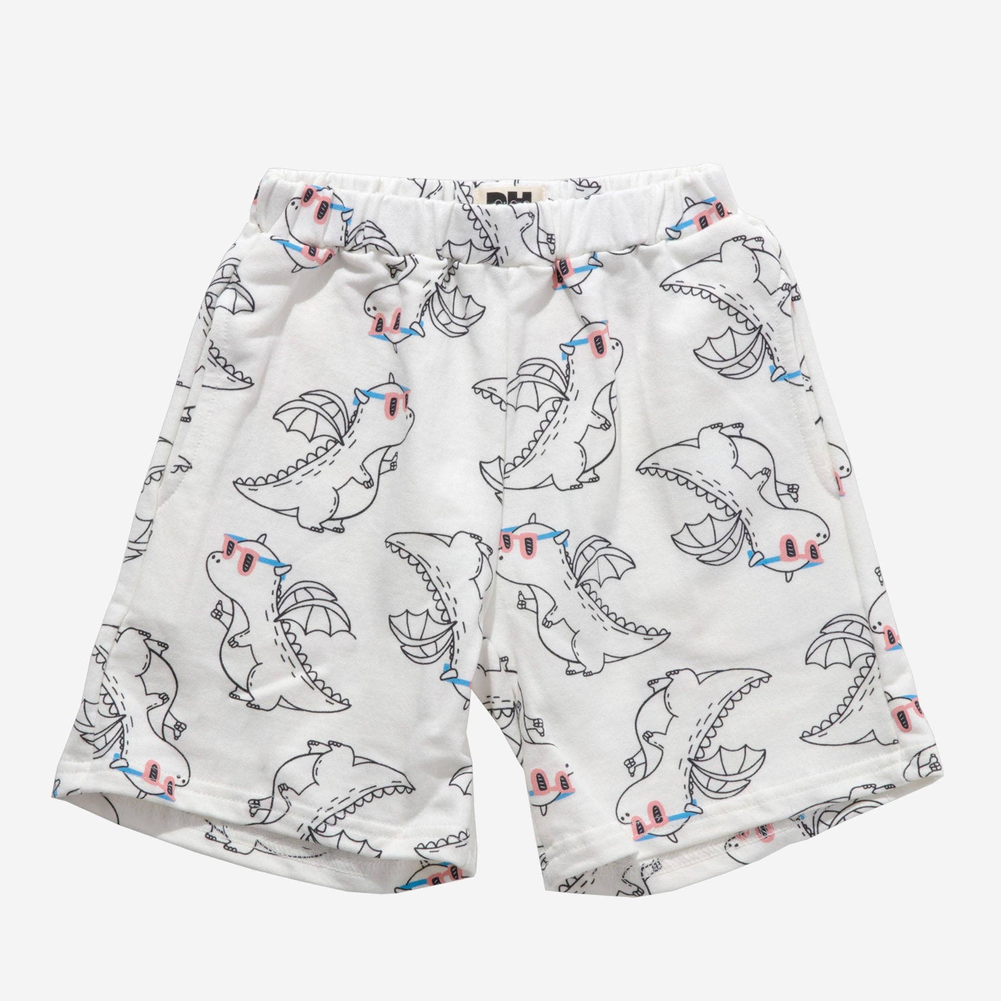 Print Boy Sweatshirt Set: Dragons