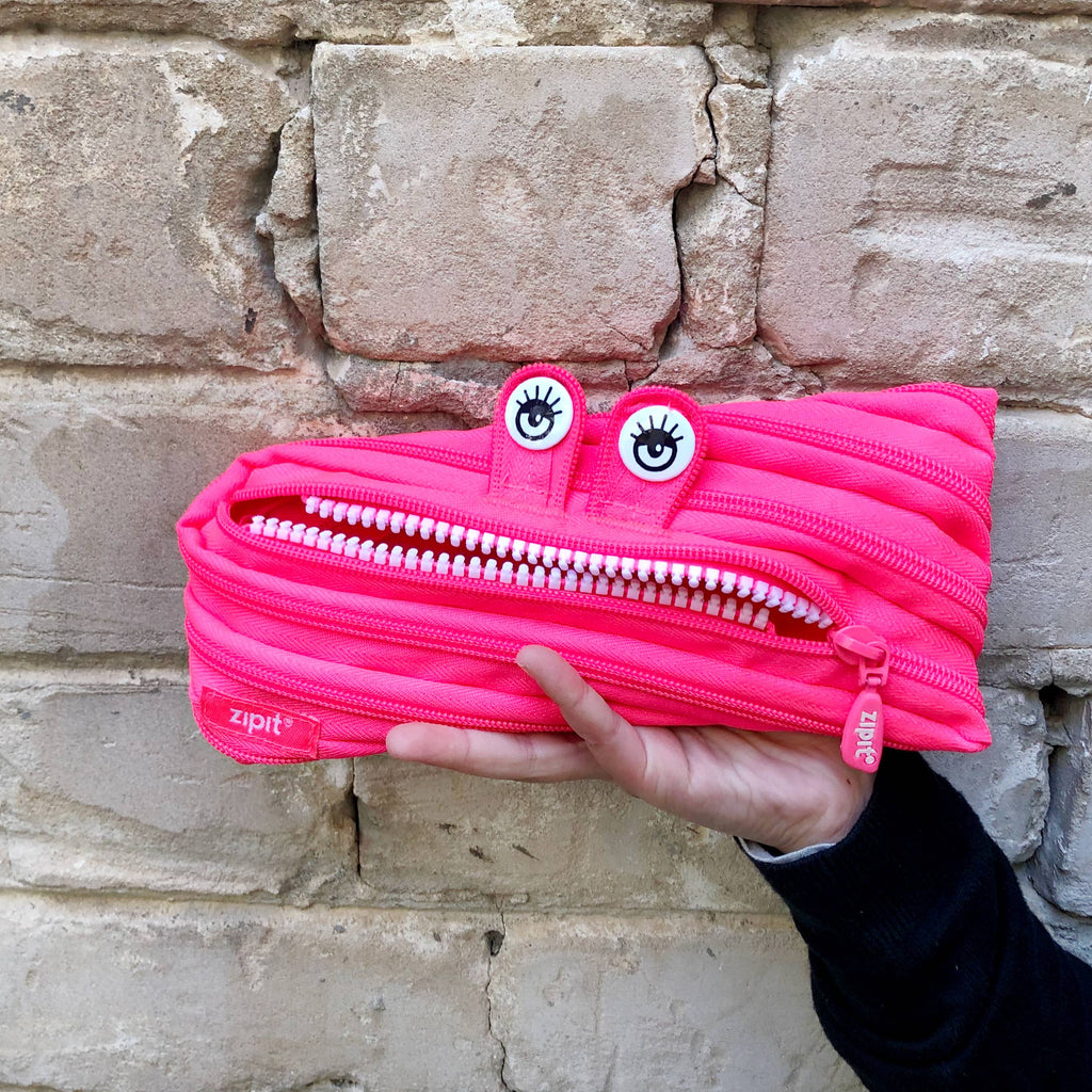 ZIPIT Monster Pencil Case, Pink
