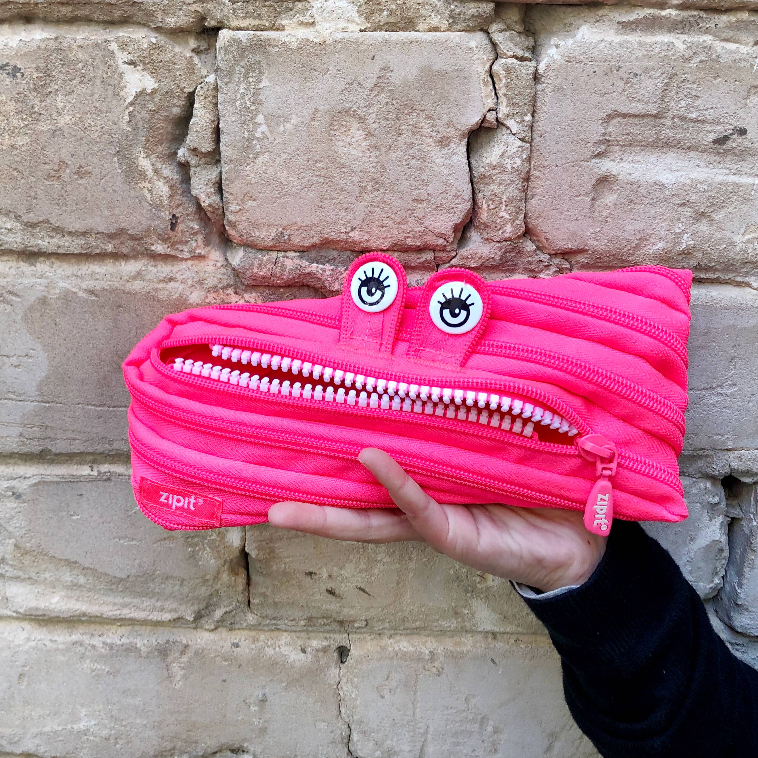 ZIPIT Monster Pencil Case, Pink