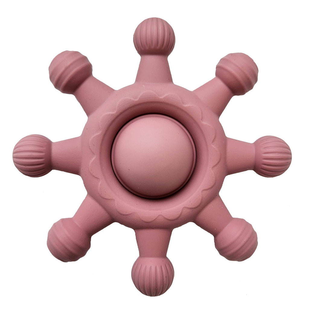Baby Silicone Teether Toy Circus Dusty rose