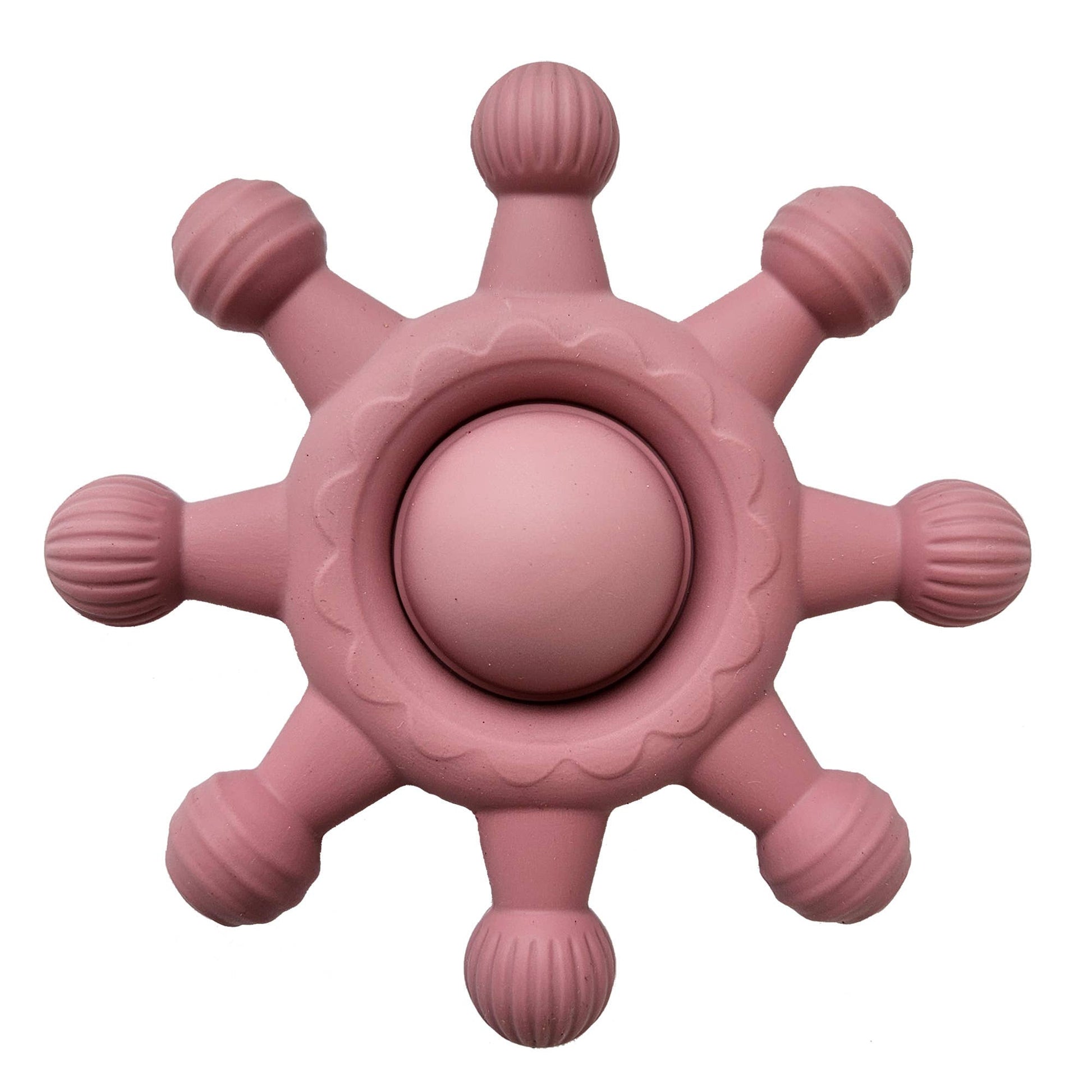 Baby Silicone Teether Toy Circus Dusty rose