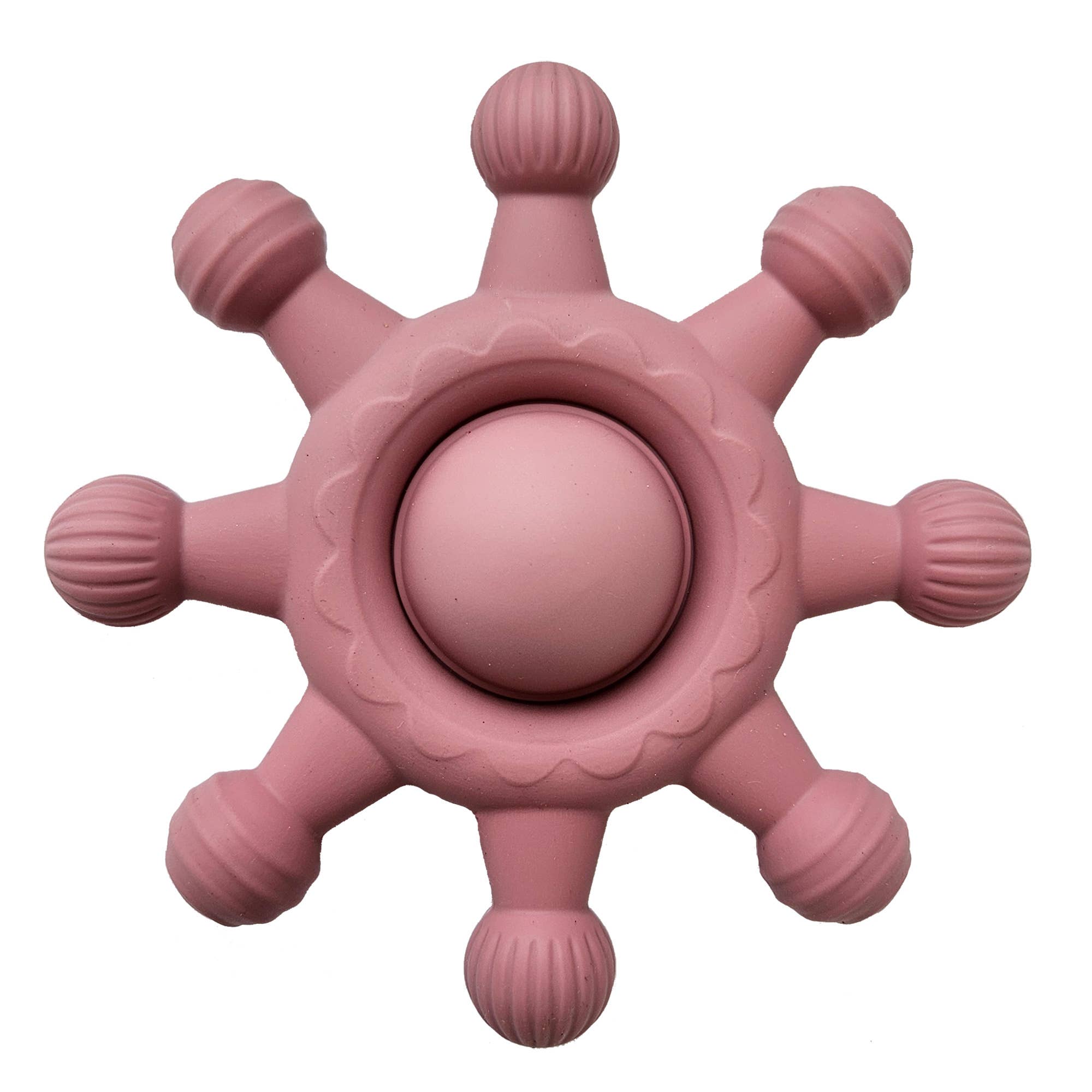Baby Silicone Teether Toy Circus Dusty rose