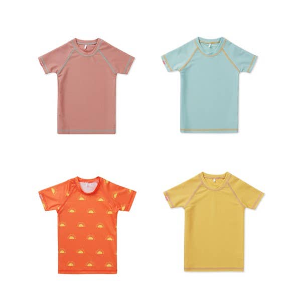 Pistachio Ribbed Kids Rash Guard