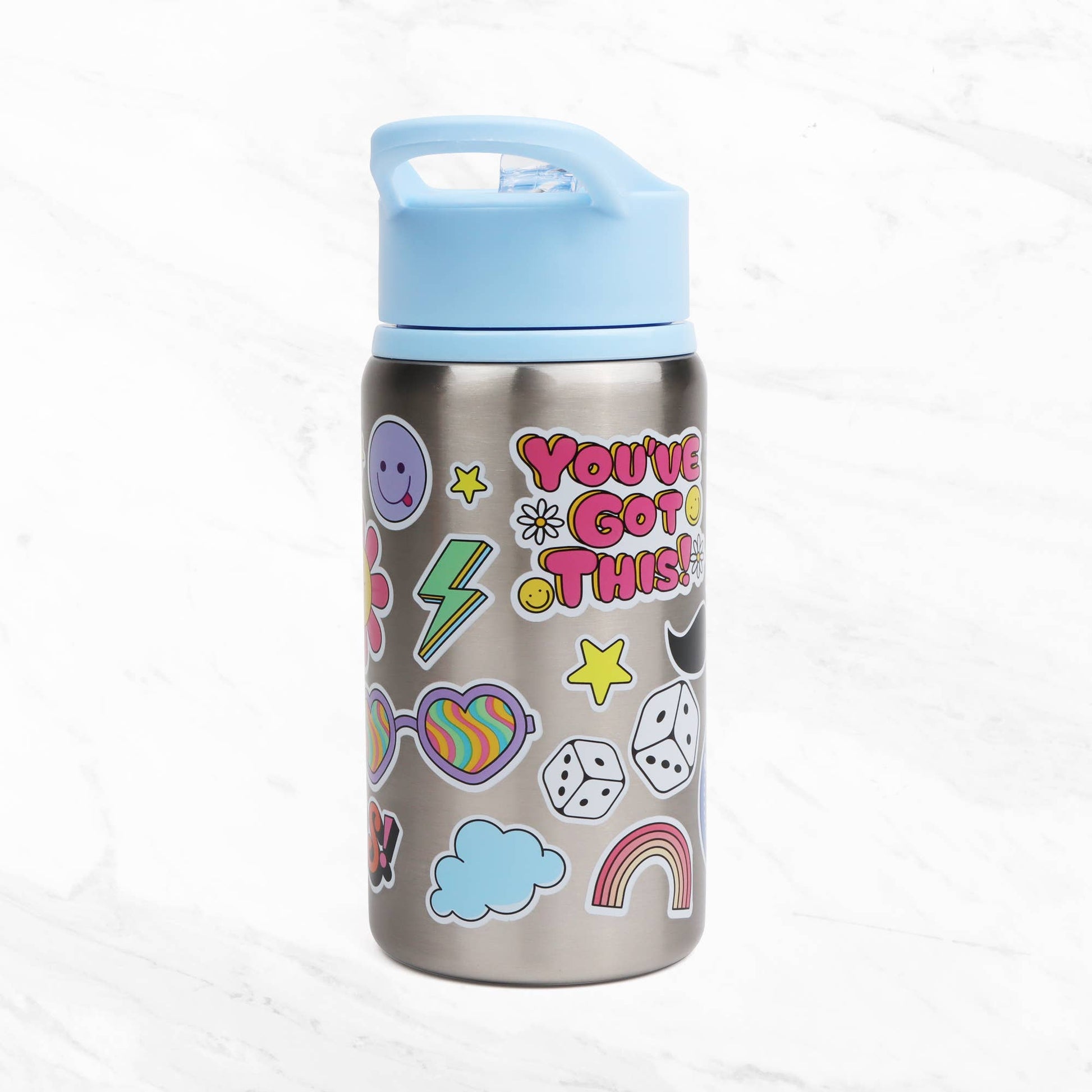 Children’s Sticker Splash  Metal Water Bottle