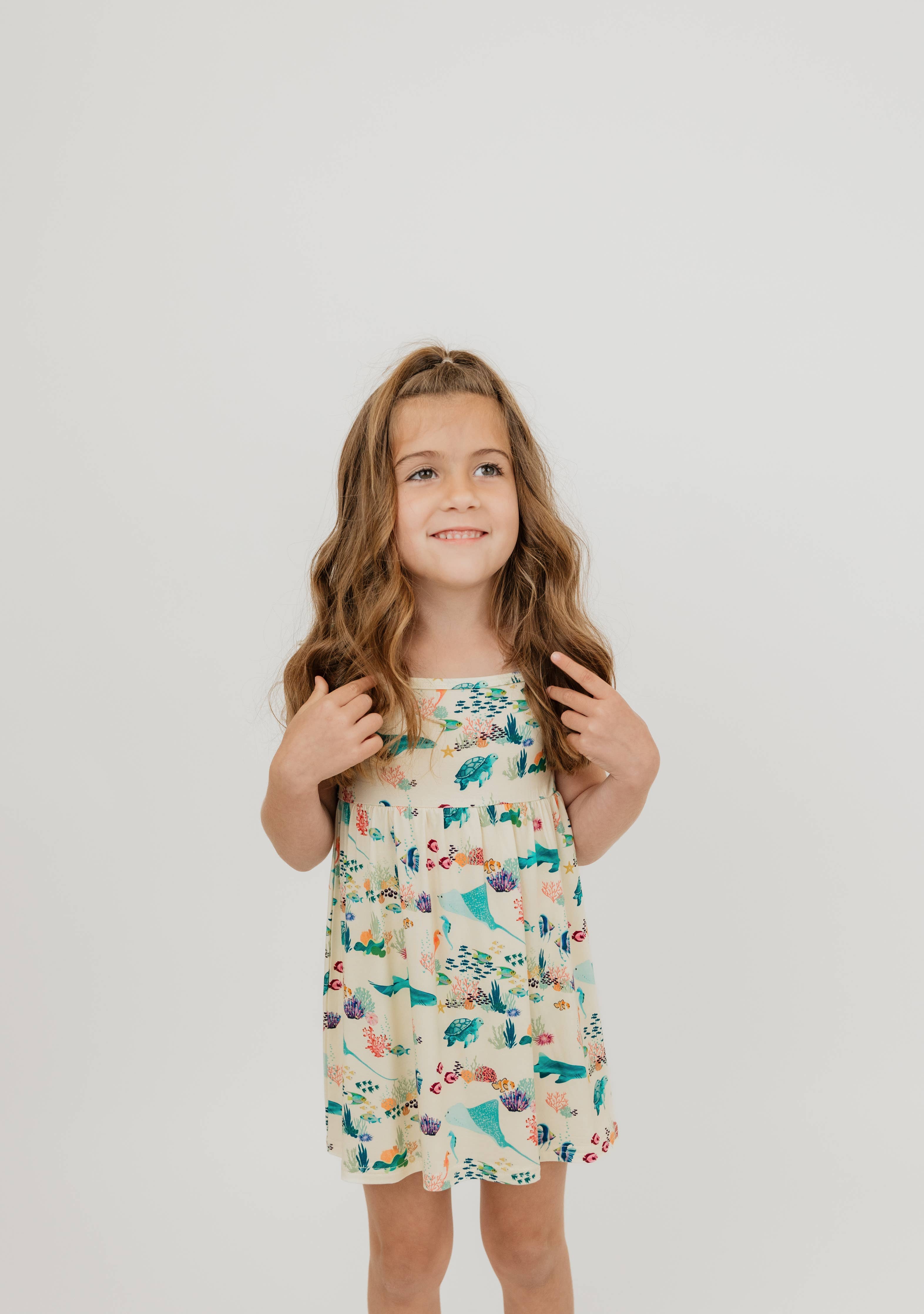 Coral Reef Bamboo Sundress
