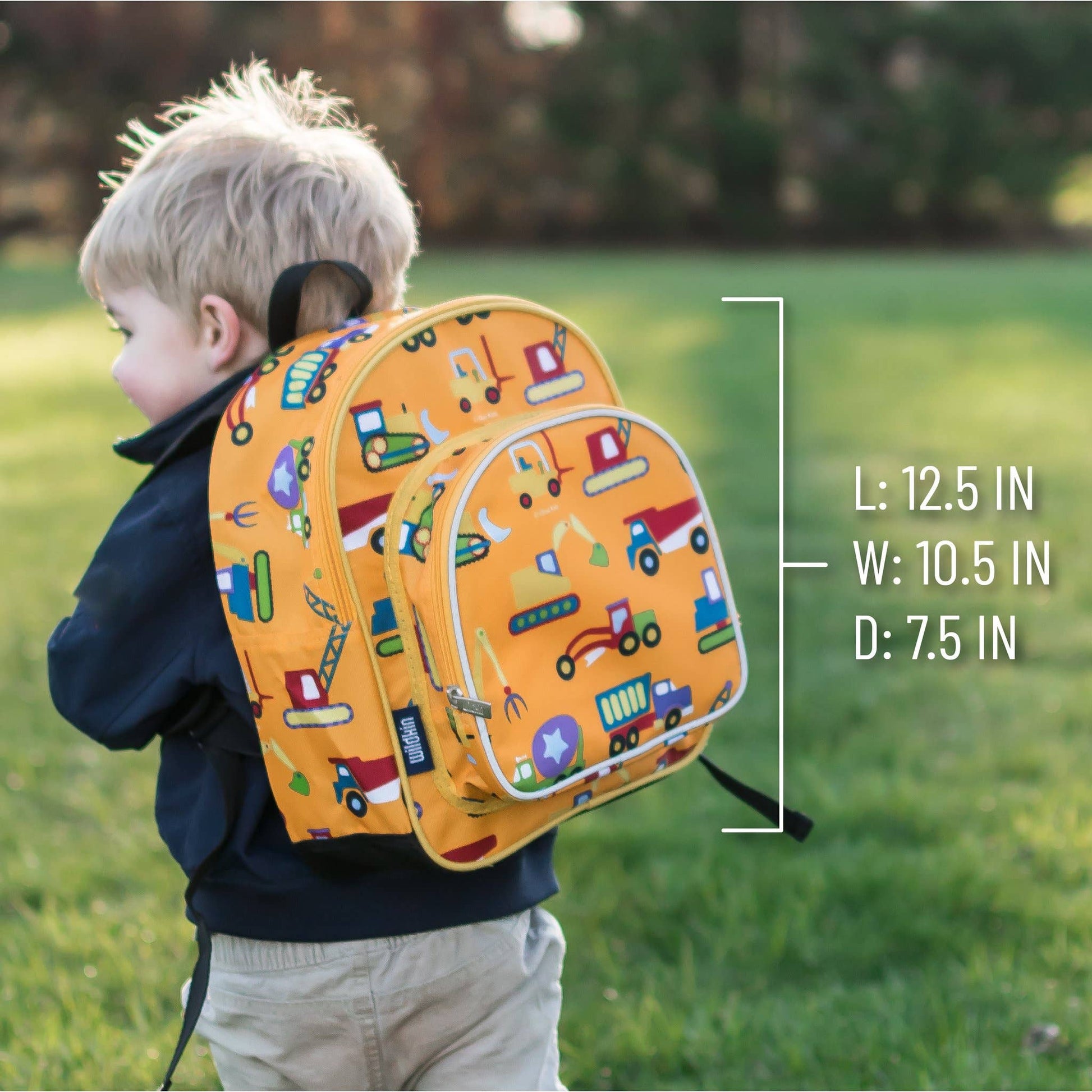 Toddler Under Construction Backpack - 12 Inch