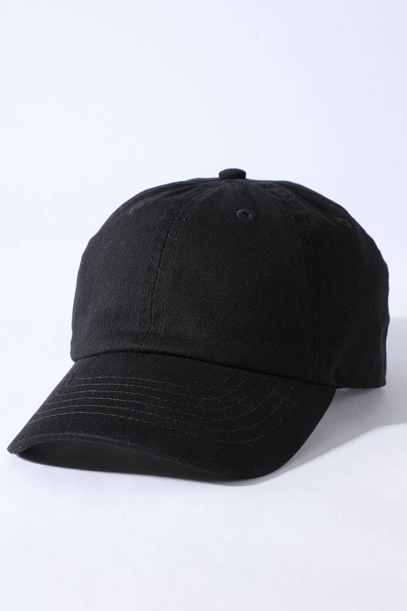 Kids Washed Low Profile Cotton Baseball Cap: ROYAL BLUE / Kids 2-4 years