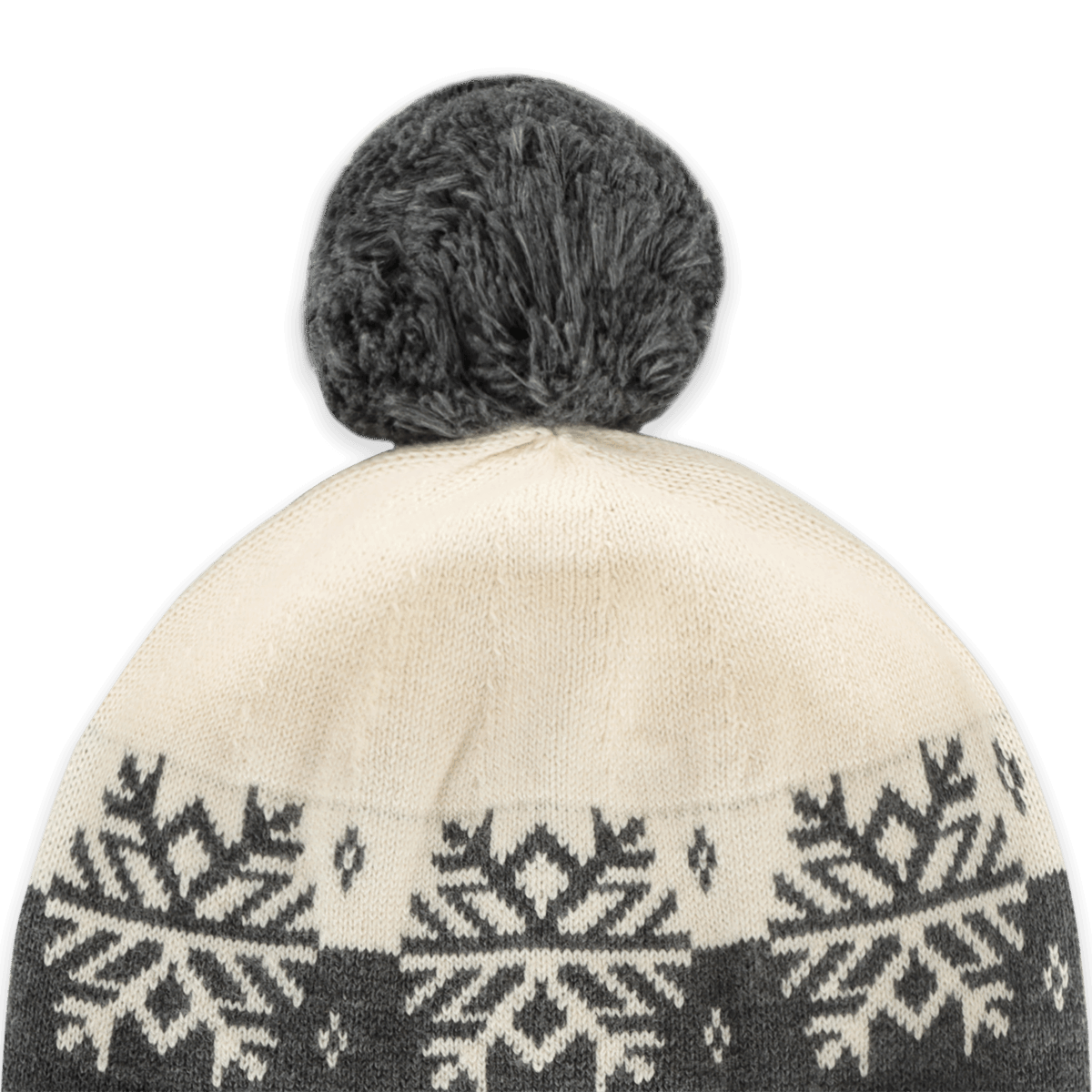 Ski Day Knit Baby Beanie Hat (Organic Cotton): Charcoal / One Size