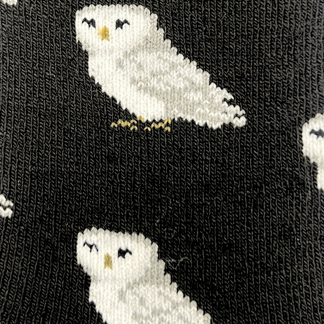 Kid's Owl Merino Wool Crew Socks - All-Season Wear