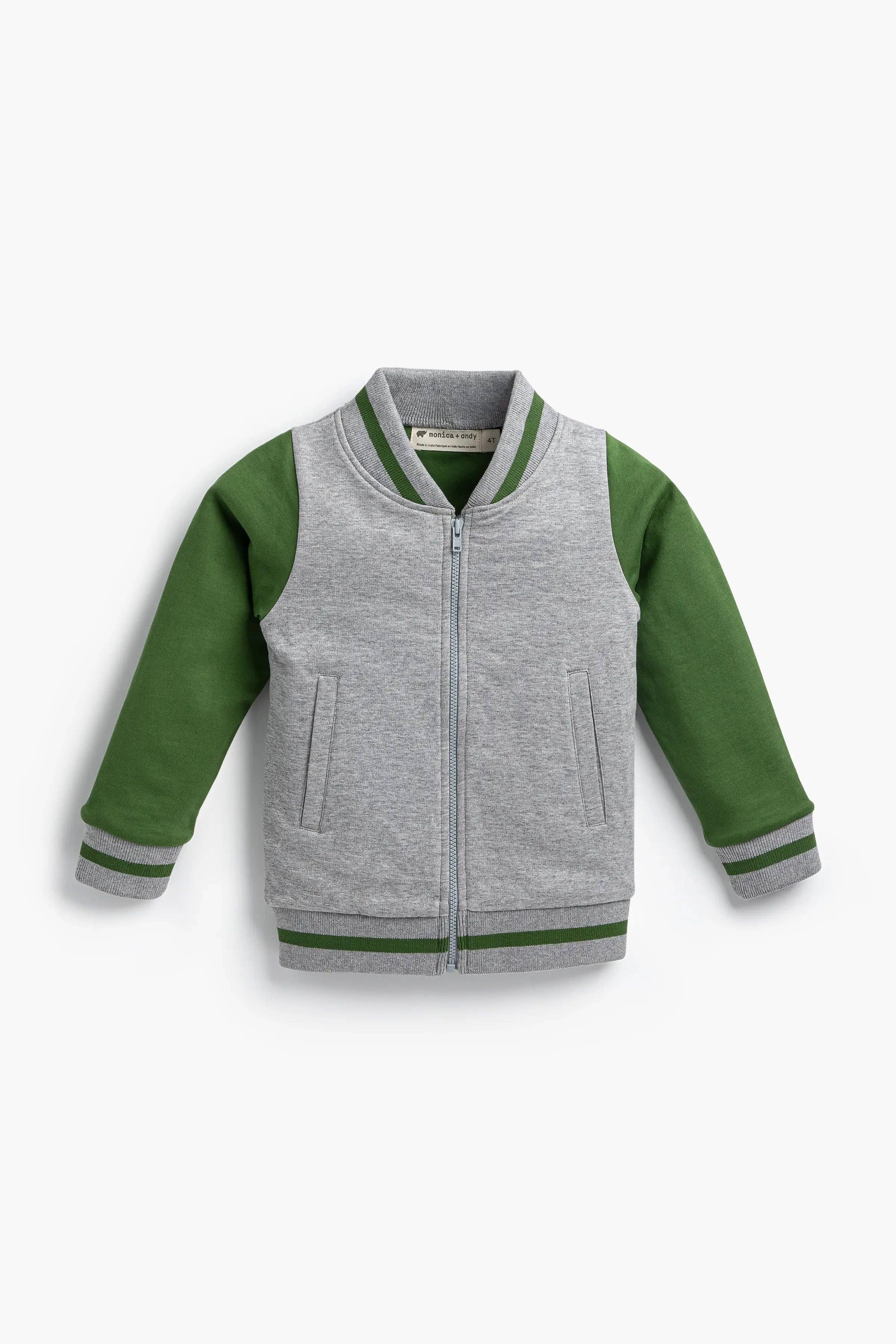 Back to School Zip Bomber Jacket_Primary Dinos: Primary Dinos