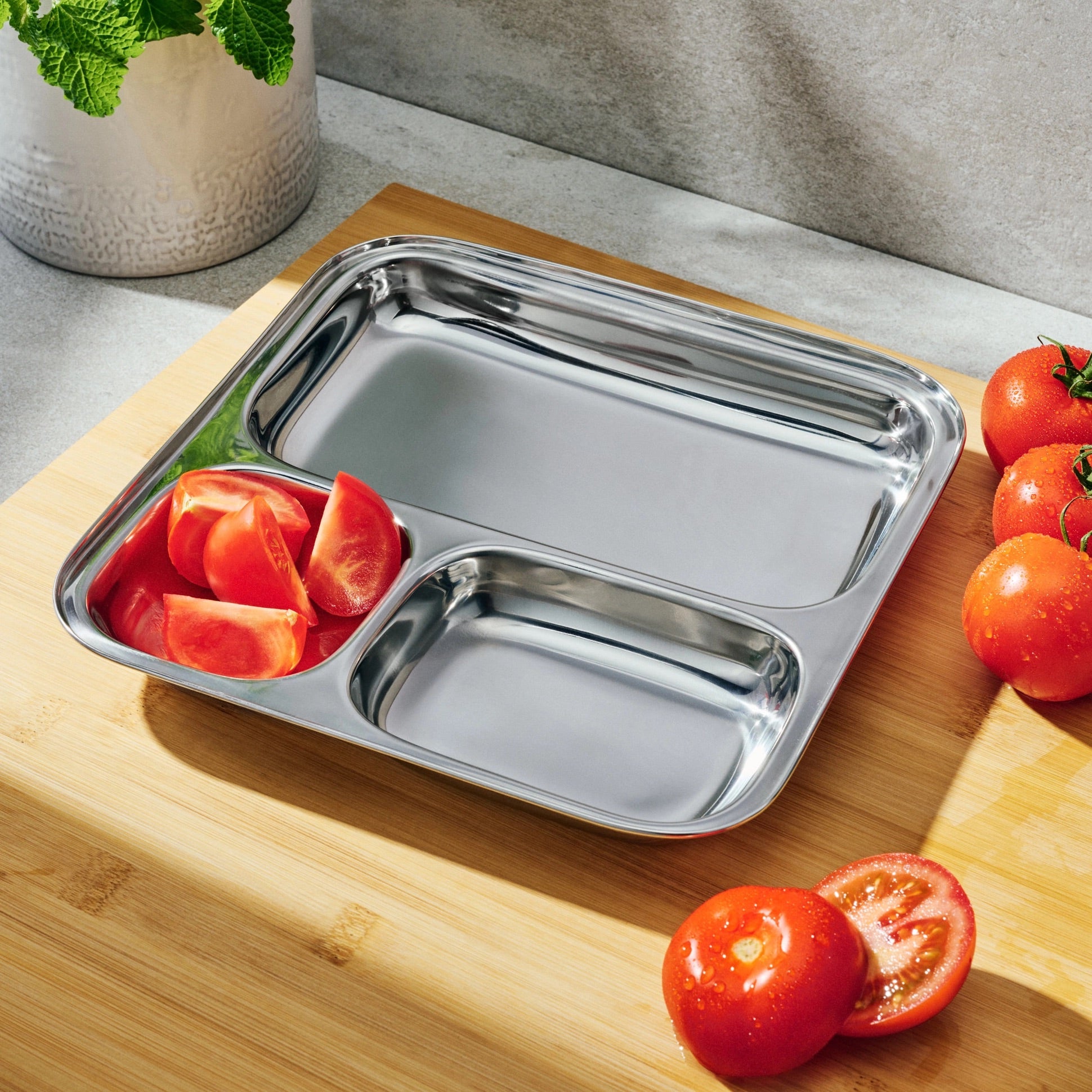 Large Stainless Divider Plate