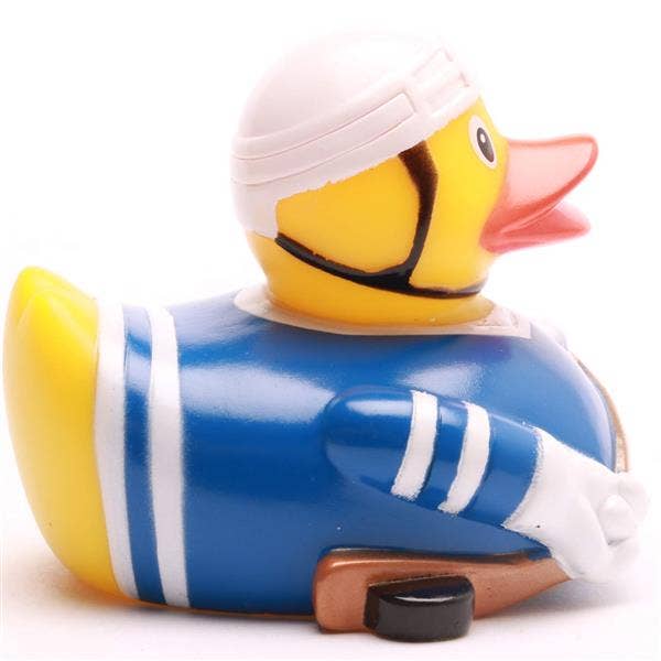 Hockey Blue Rubber Duck