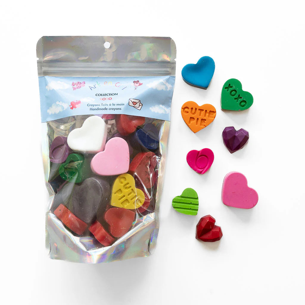 Handmade Crayons -XOXO - Crayons faits à la main