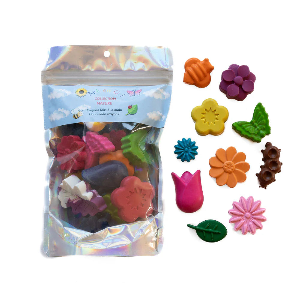 Handmade Crayons - NATURE - Crayons faits à la main