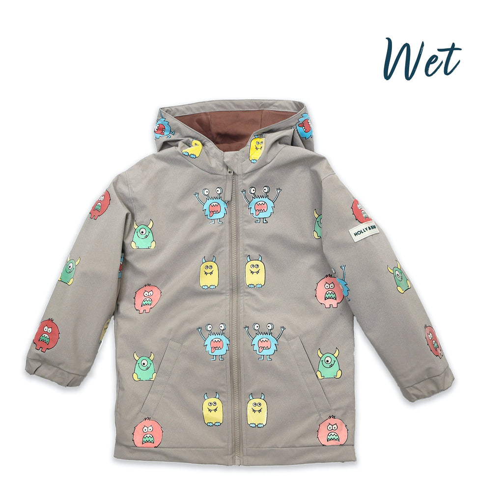 Monster Color Changing Kids Raincoat