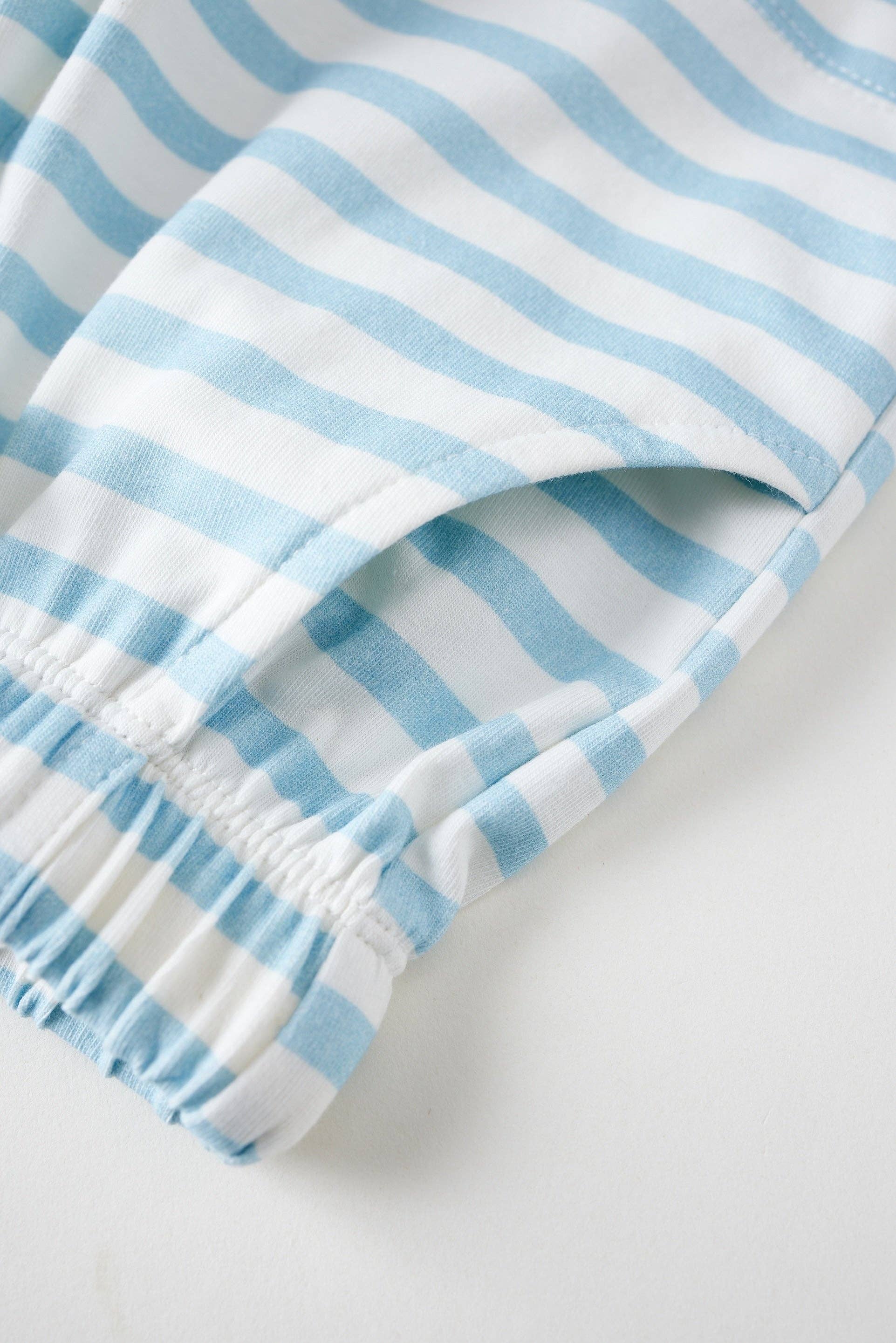 Organic Baby Toddler Essential Shorts-Light Blue