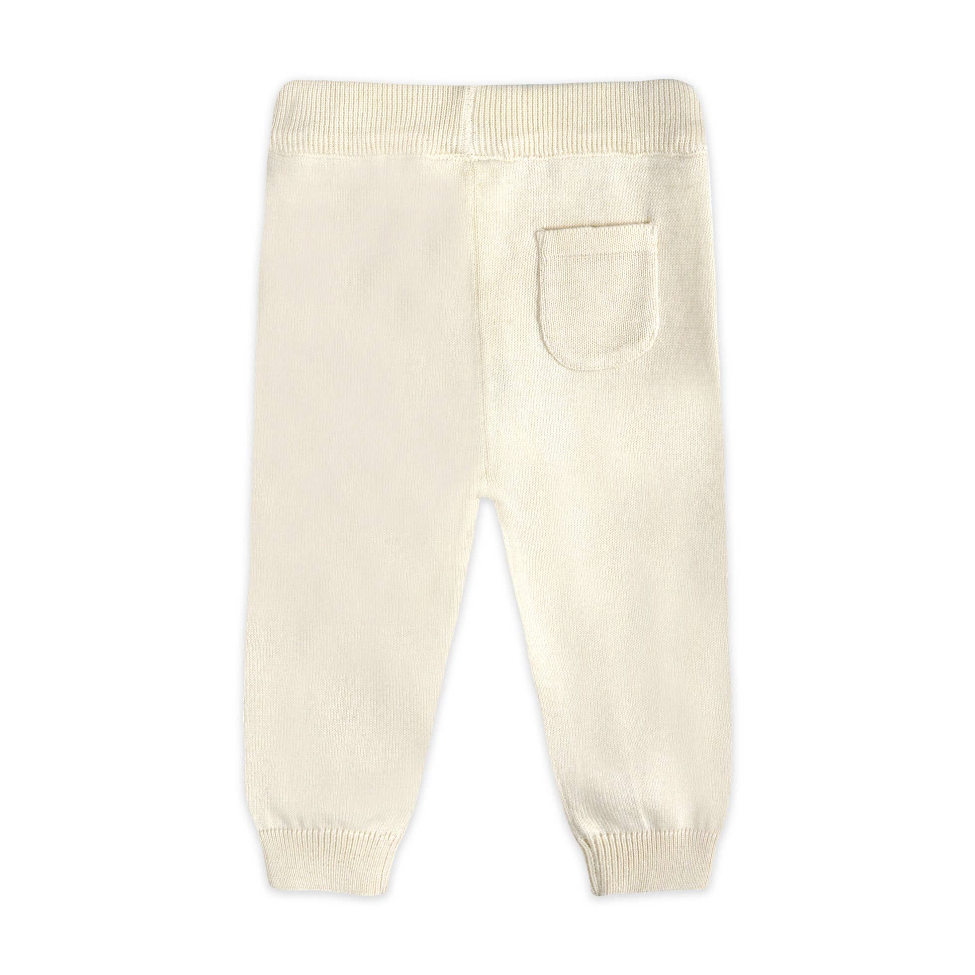 Everyday Sweater Knit Baby Pocket Pants Organic Natural