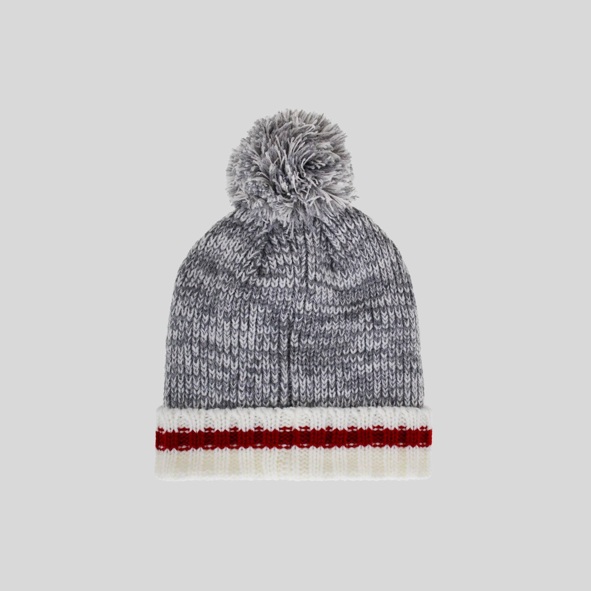 Baby Rib Knit Pom Pom Hat: 12-24M