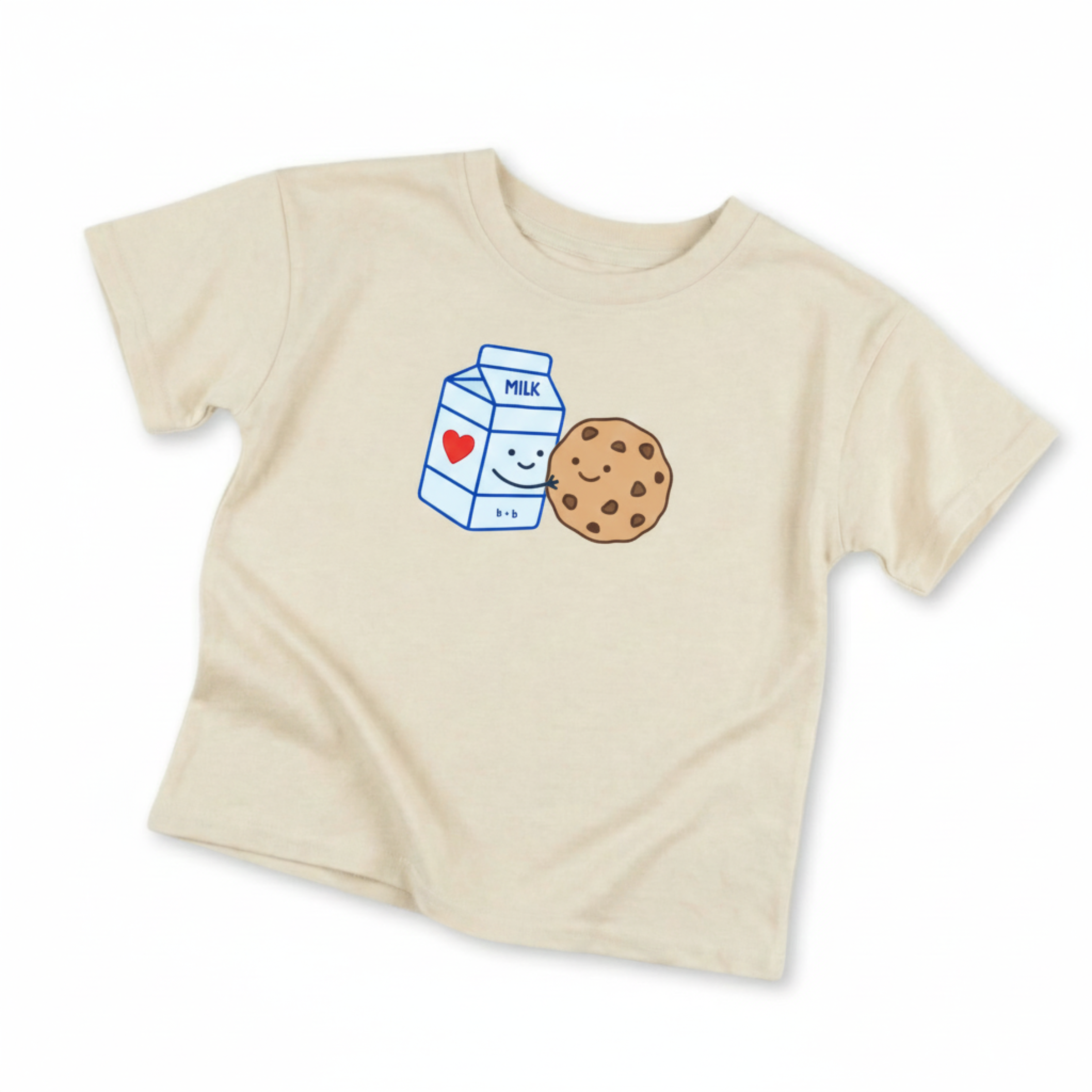 Milk & Cookies Tee | Organic Cotton Baby & Toddler: Cream / 4Y