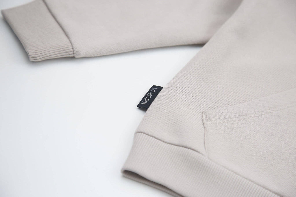 Kids Hoodie - Organic Brushed Terry Cotton – Dove