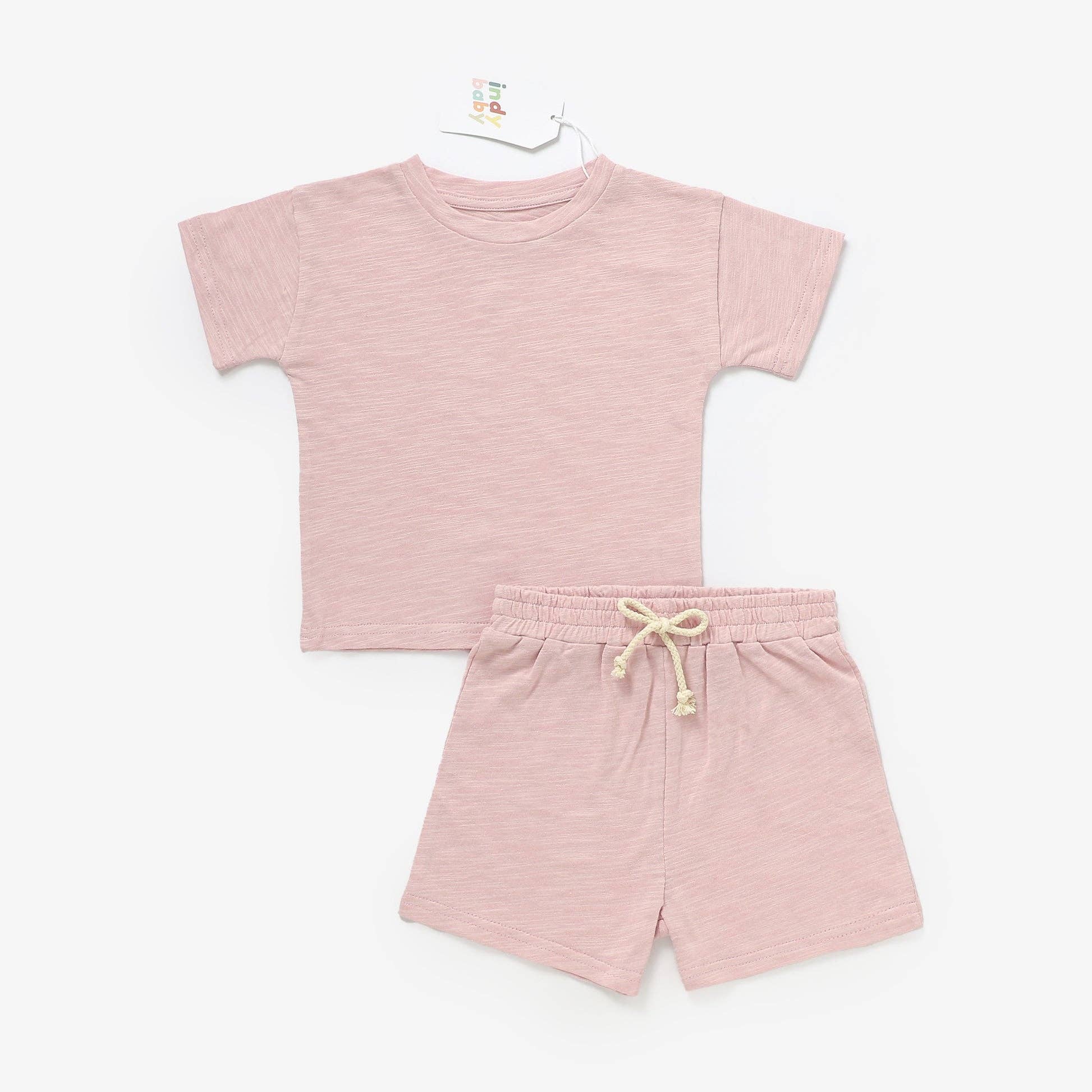 Matching Organic Cotton Summer Set - Orchid