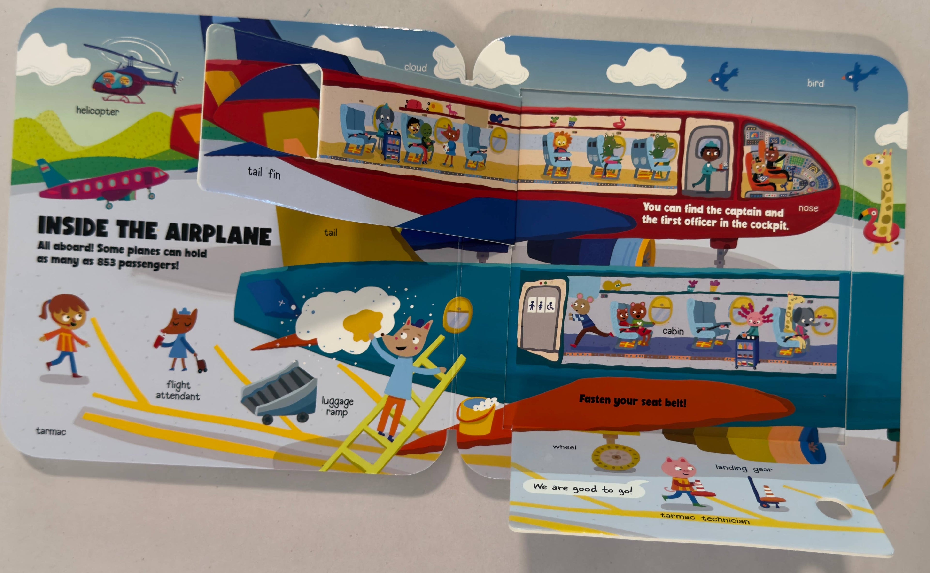 Planes Fun Flaps (a chunky lift-the-flaps board book)