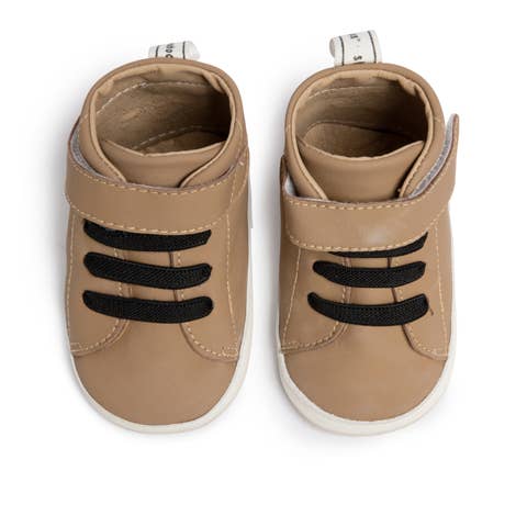 MR MUSTARD - SHOOSHOOS BABY SHOES SNEAKERS BOOTIE: Brown