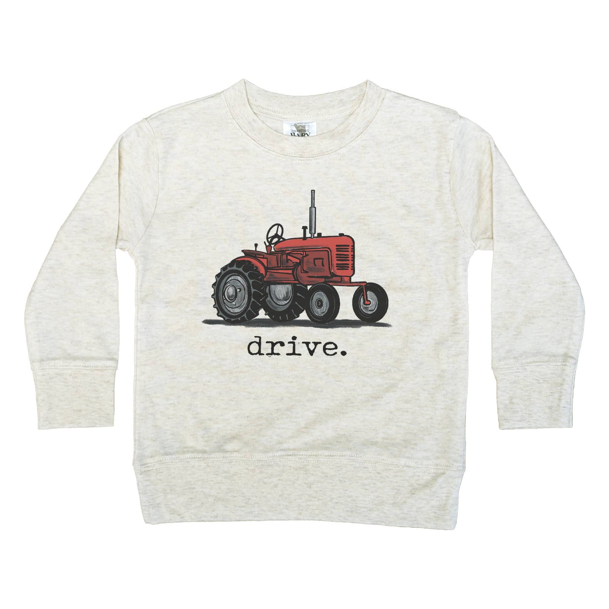 ‘Drive’ Red Tractor Longsleeve Top