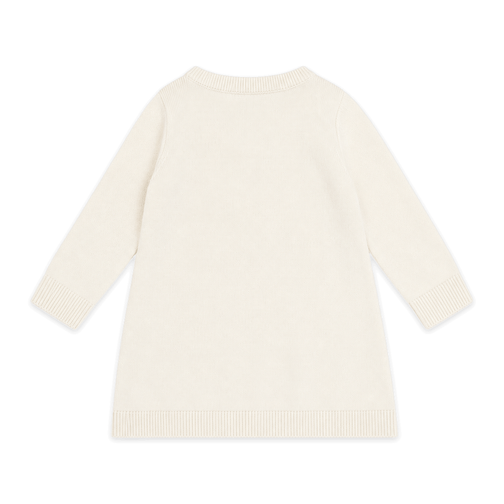Farm House Organic Cotton Baby Knit Tunic Dress Natural